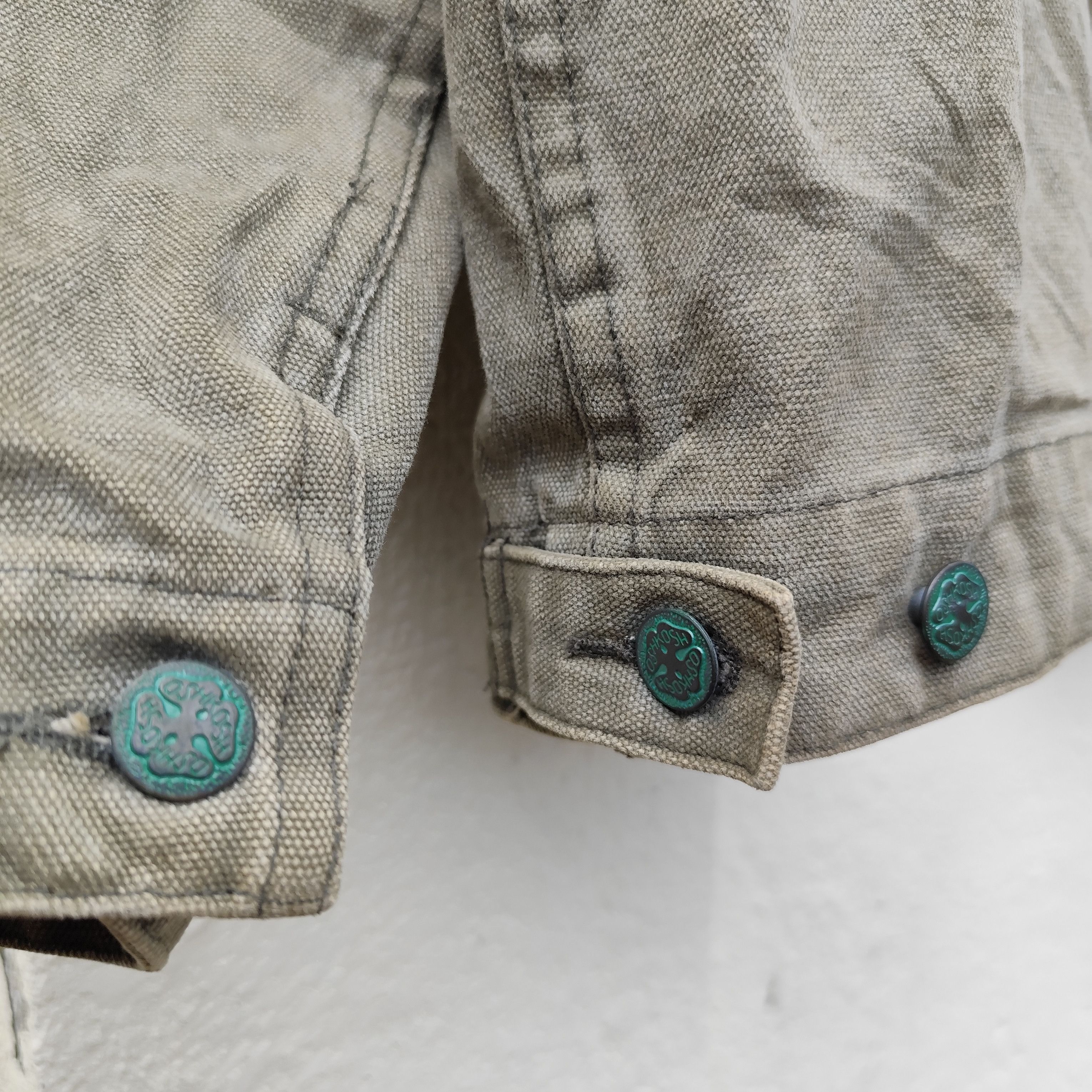 Oshkosh × Vintage VINTAGE OSHKOSH CLASIC CHORE TATTERED JACKET Size US XL / EU 56 / 4 - 6 Thumbnail