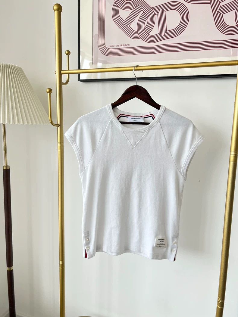 Thom Browne Round collar short sleeves