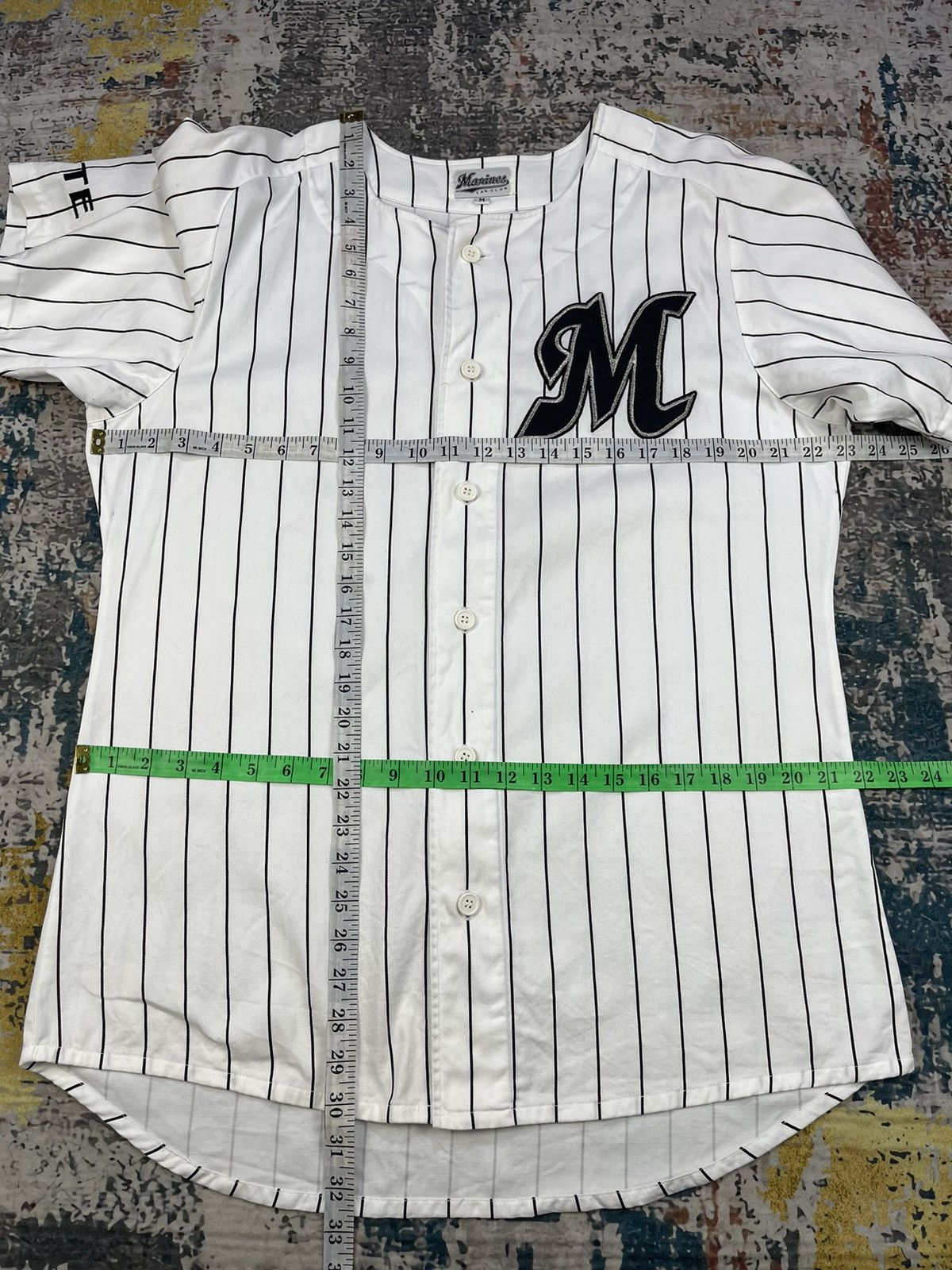Vintage Vintage Baseball Marines Fan Club Button Shirts Size US M / EU 48-50 / 2 - 8 Thumbnail