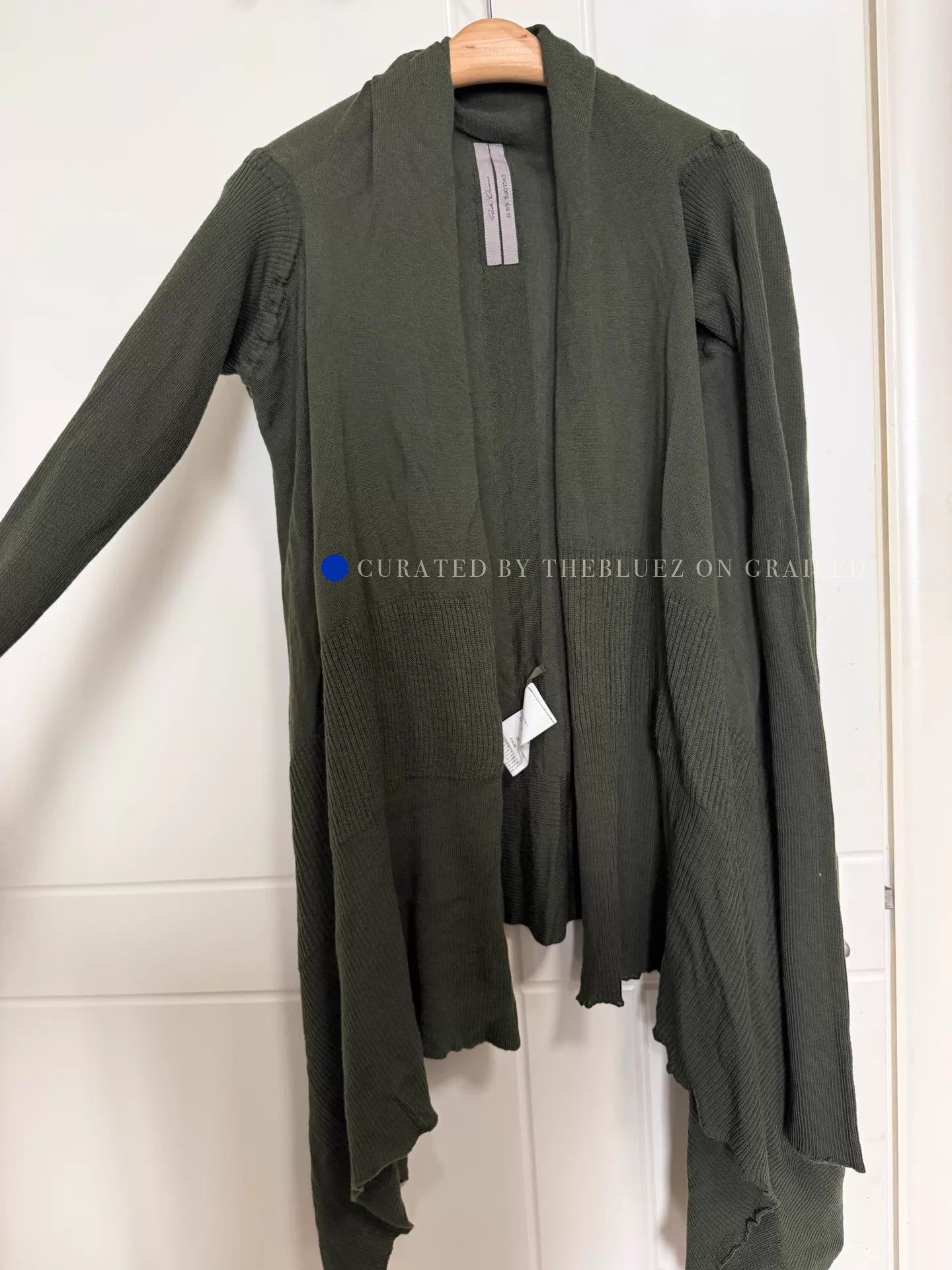 Rick Owens Classic Forest Green Cardigan XS Size US XS / EU 42 / 0 - 1 Thumbnail