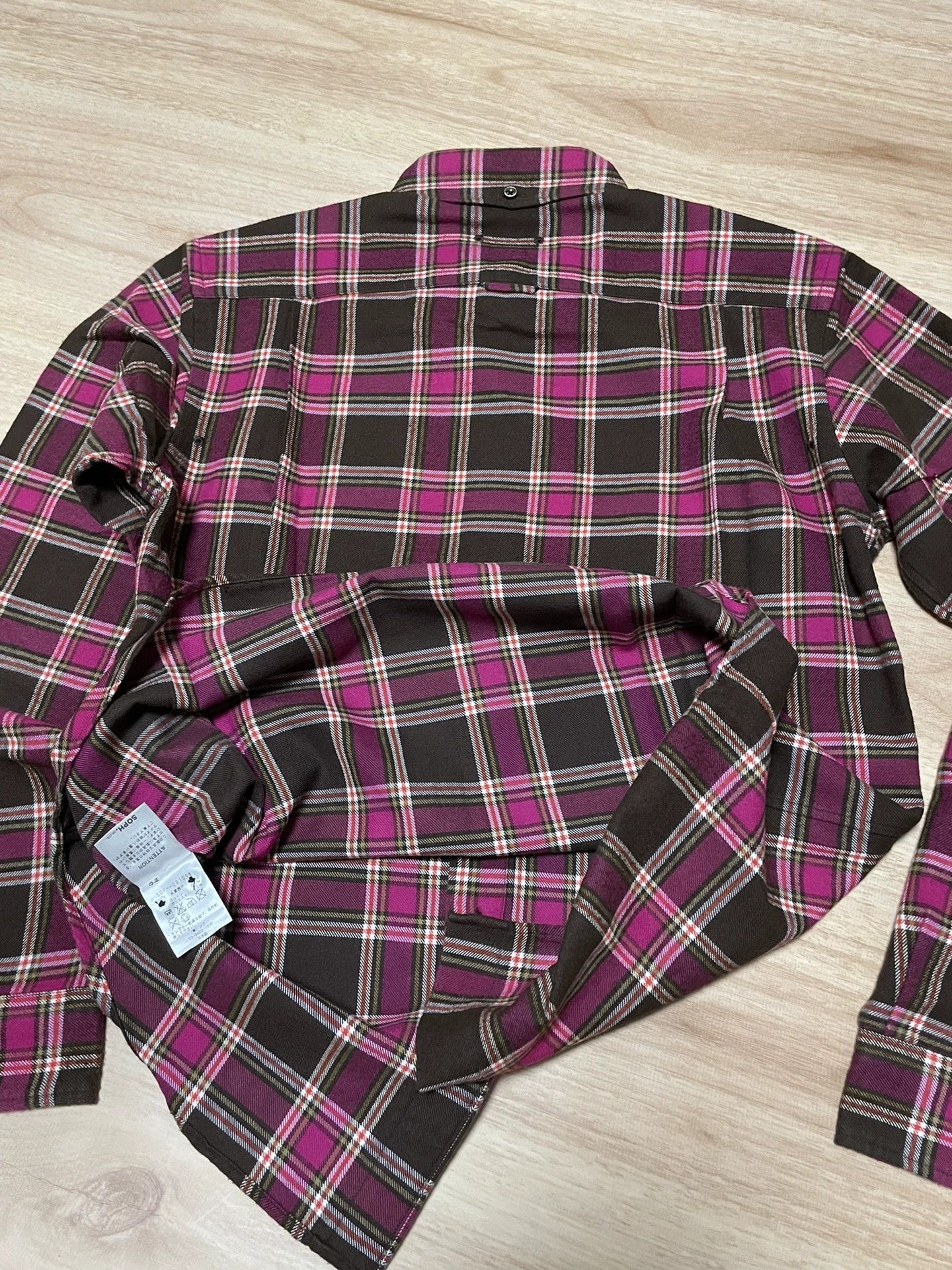 Sophnet. Sophnet. Casual Check LS Shirt Rainbow Button by Kiyonaga M Size US M / EU 48-50 / 2 - 5 Thumbnail