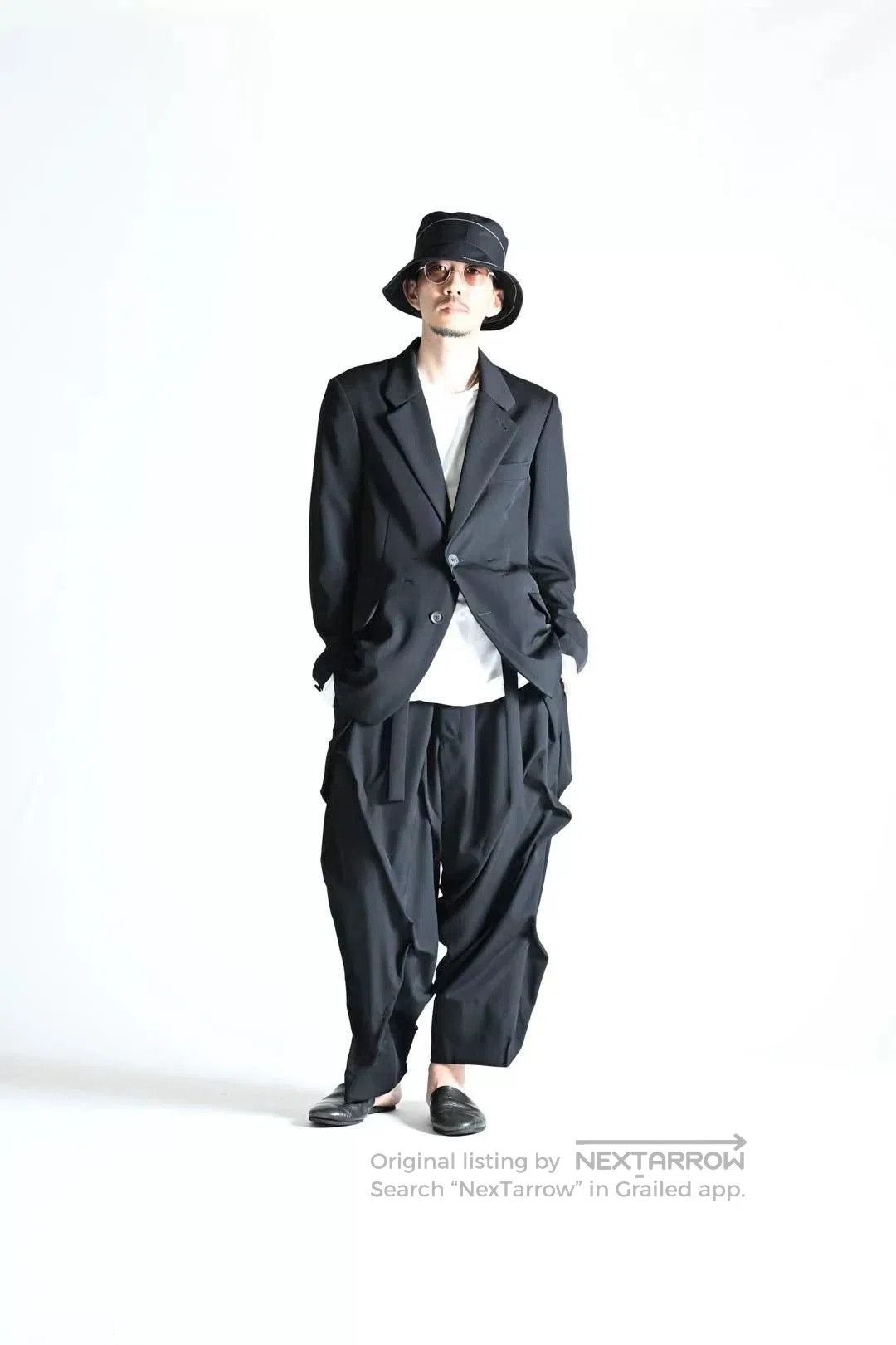 Yohji Yamamoto Yohji Yamamoto Irregular Pleated Trousers. Size US 30 / EU 46 - 4 Thumbnail