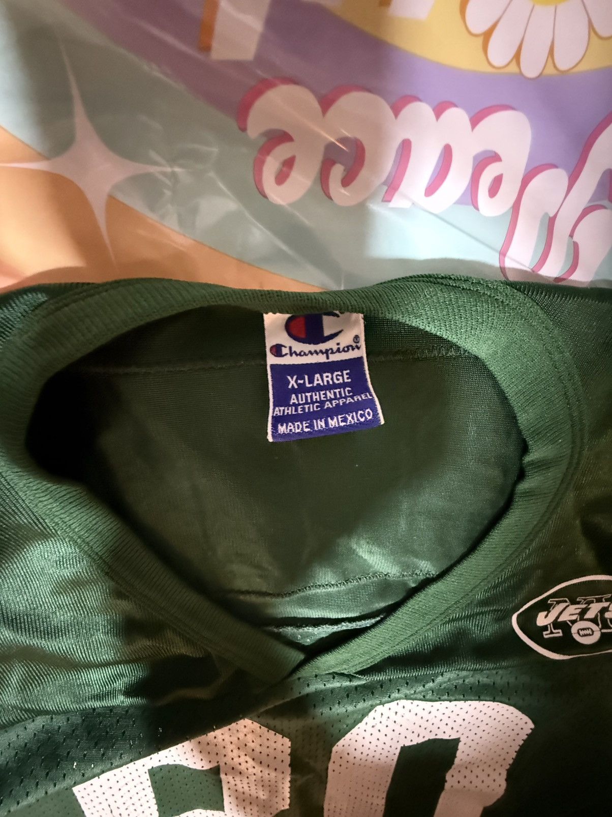 Champion Vintage Wayne Chrebet Champion Jersey #80 NY Jets 48 (XL) Size US XL / EU 56 / 4 - 5 Thumbnail