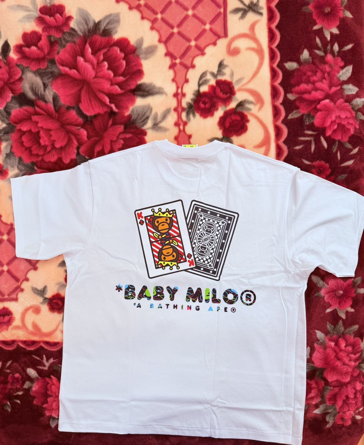 Bape Bape “Baby Milo” King Card Tee “Complexcon Exclusive” White Size US XL / EU 56 / 4 - 8 Thumbnail