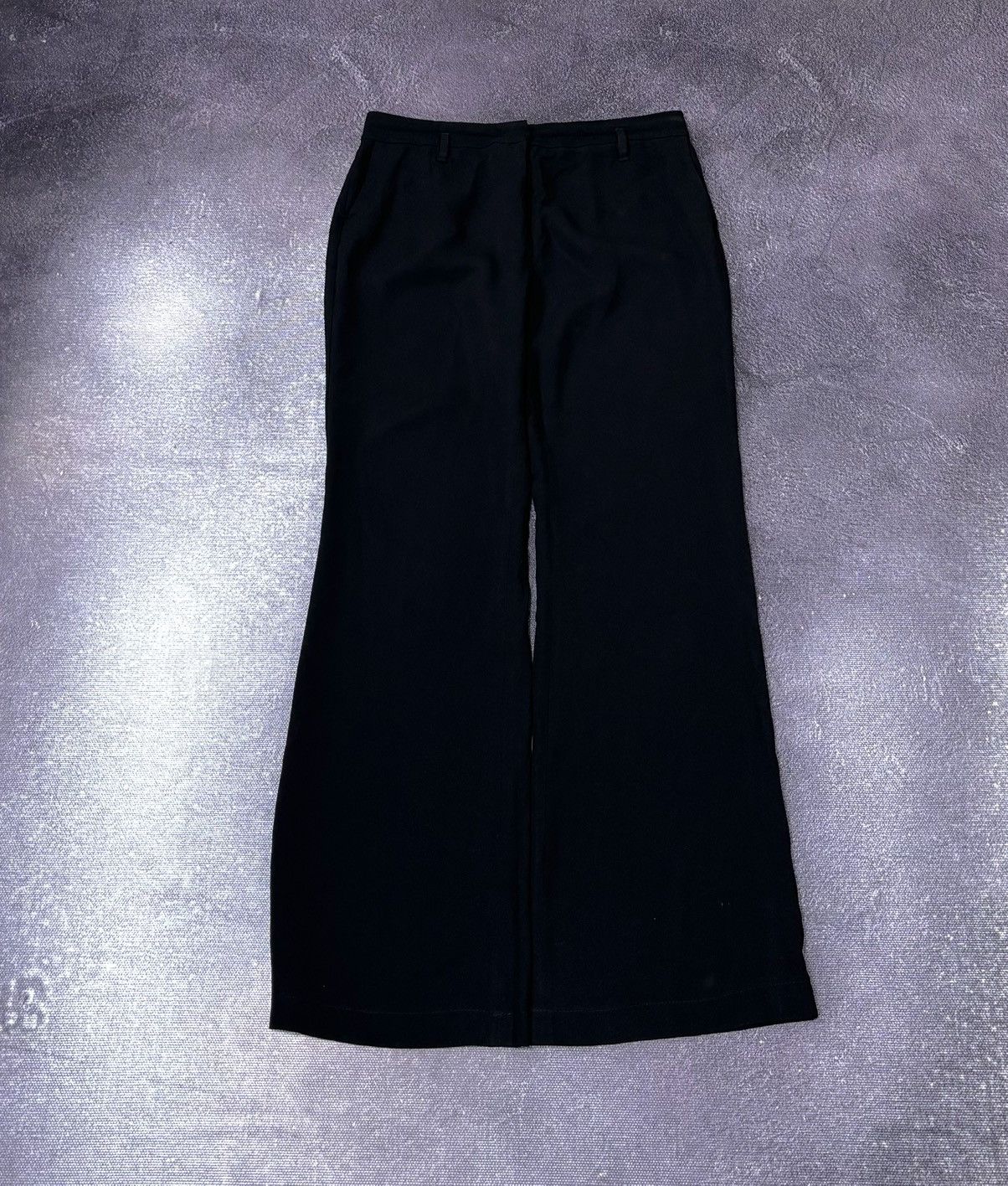 Max Mara Max Mara Studio Jacket & Flared Sable-Fabric Pants Suit Size M / US 6-8 / IT 42-44 - 12 Thumbnail