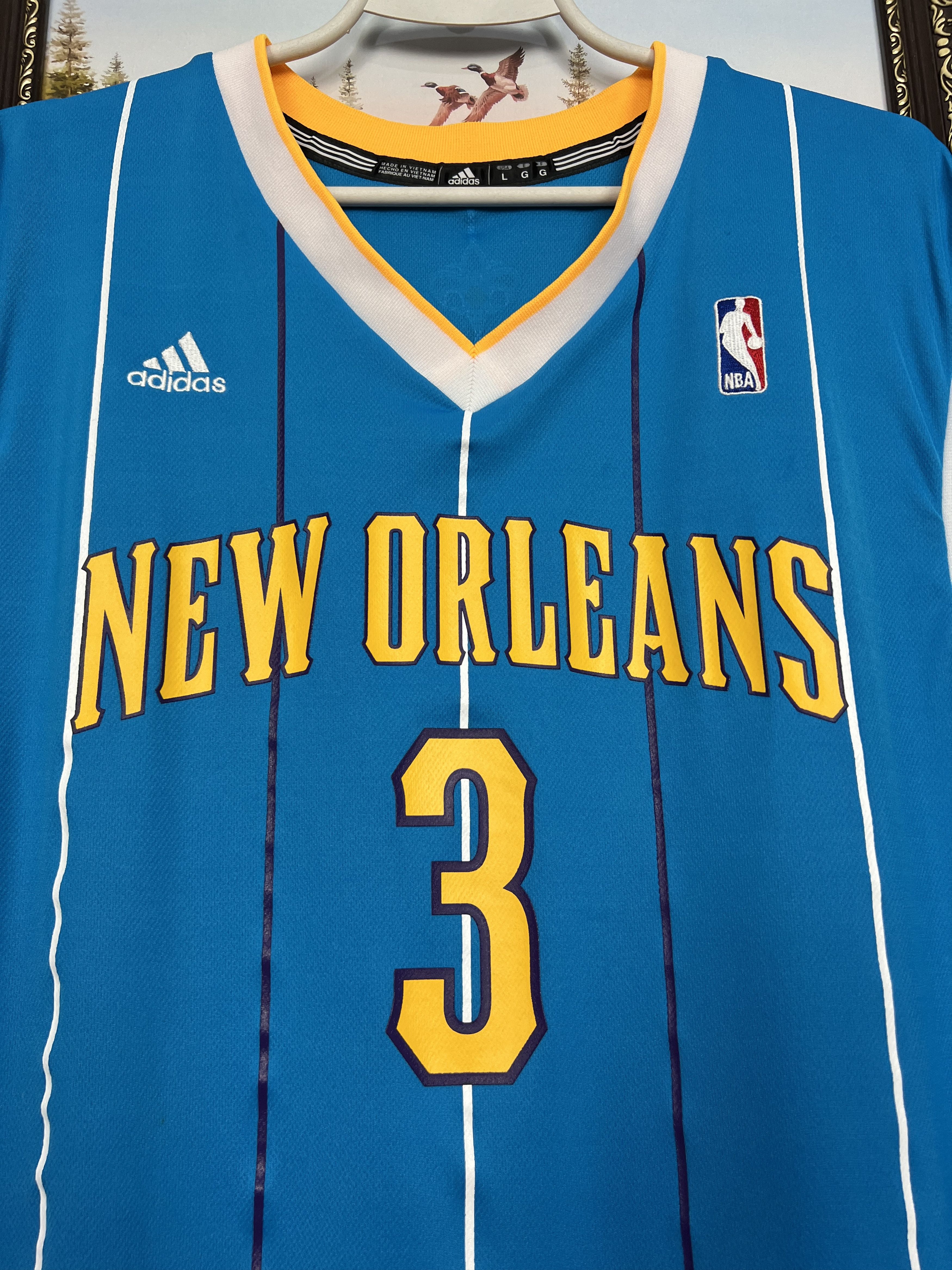 Adidas Vintage New Orleans Pelicans Paul NBA Jersey Trikot Shirt Size US L / EU 52-54 / 3 - 3 Thumbnail