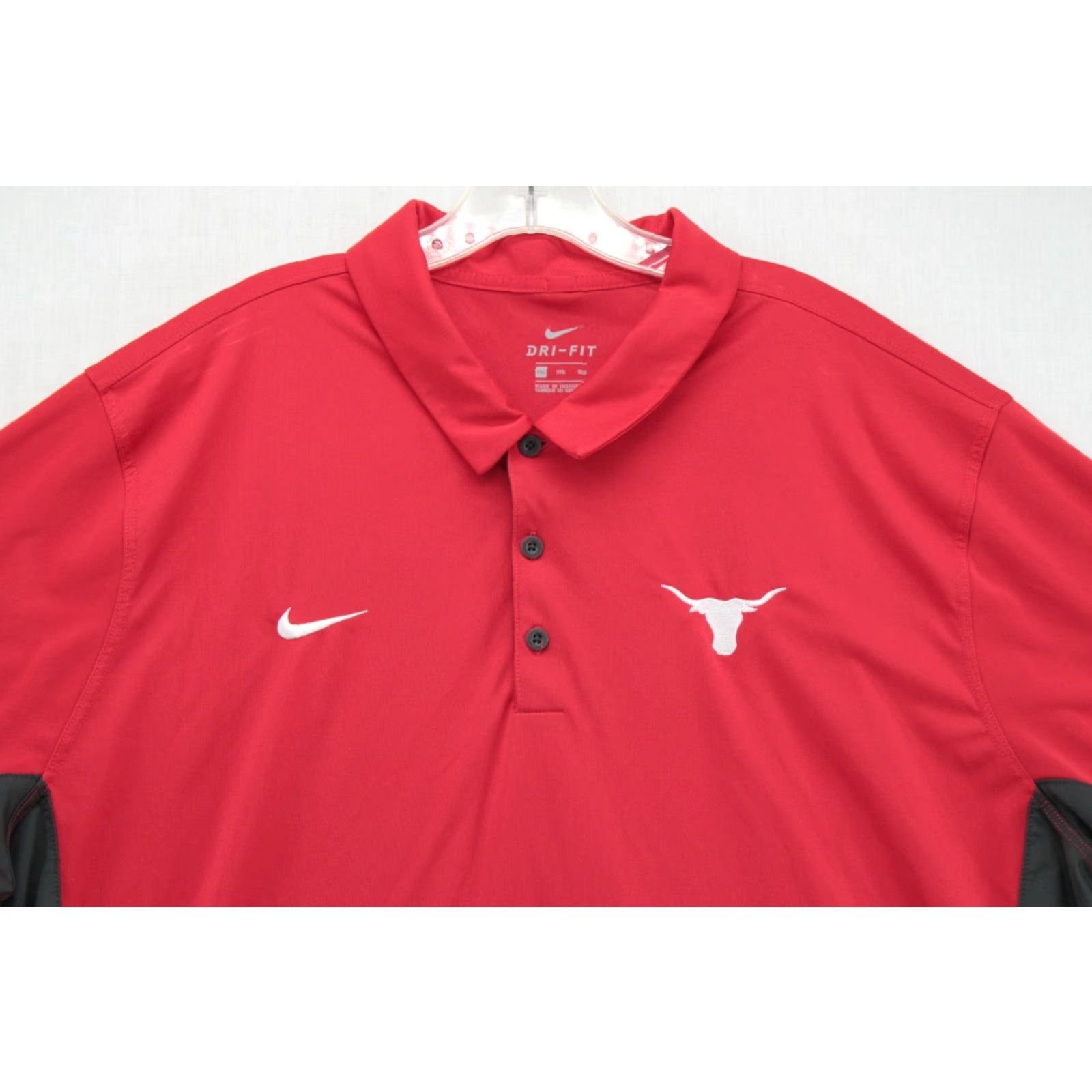 Nike Nike Polo Shirt Men’s 3XL Red Black Short Sleeves Texas Longhorn Dri-Fit Preppy Size US XXL / EU 58 / 5 - 2 Thumbnail