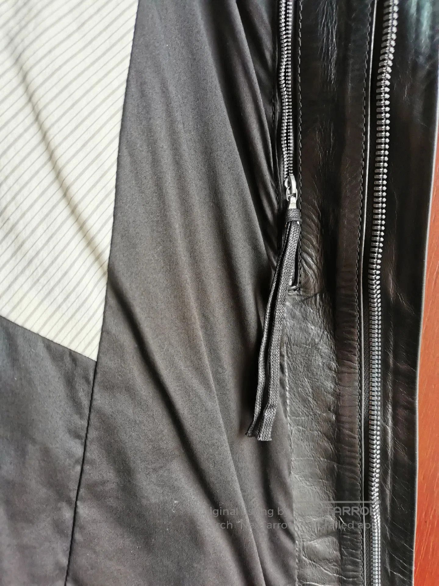 Boris Bidjan Saberi Boris Bidjan Saberi Black Leather Jacket. Size US M / EU 48-50 / 2 - 5 Thumbnail