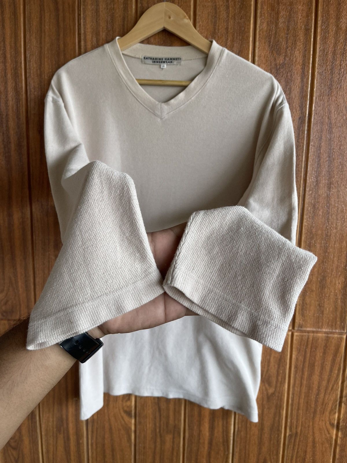 Katharine Hamnett London Vintage’90s🔥KATHARINE HAMNETT LONDON🔥Innerwear Long Sleeve Size US L / EU 52-54 / 3 - 2 Thumbnail