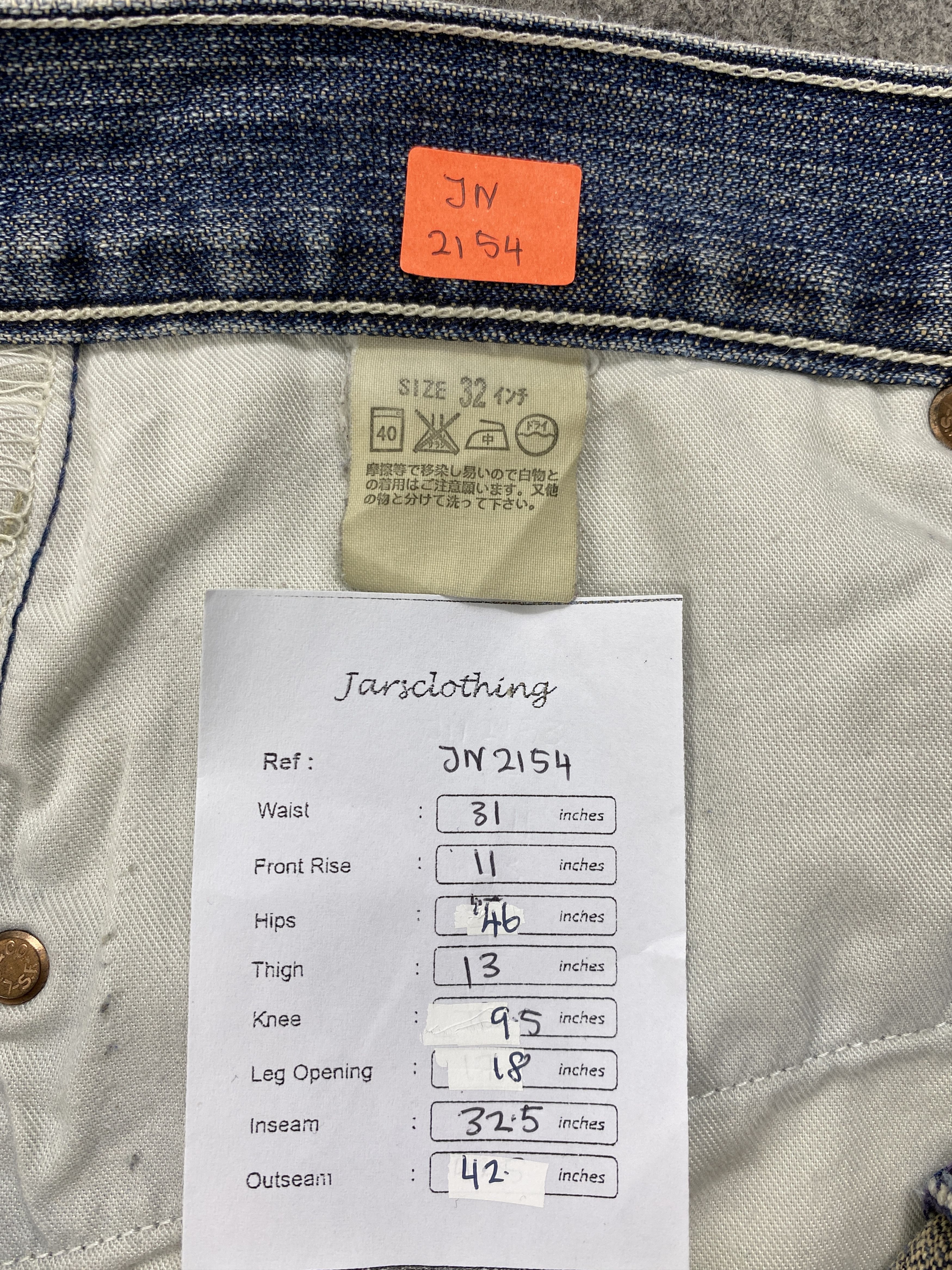 Japanese Brand Faded Blue Vintage Levi's 503 31x32.5 Denim -JN2154 Size US 31 - 8 Thumbnail