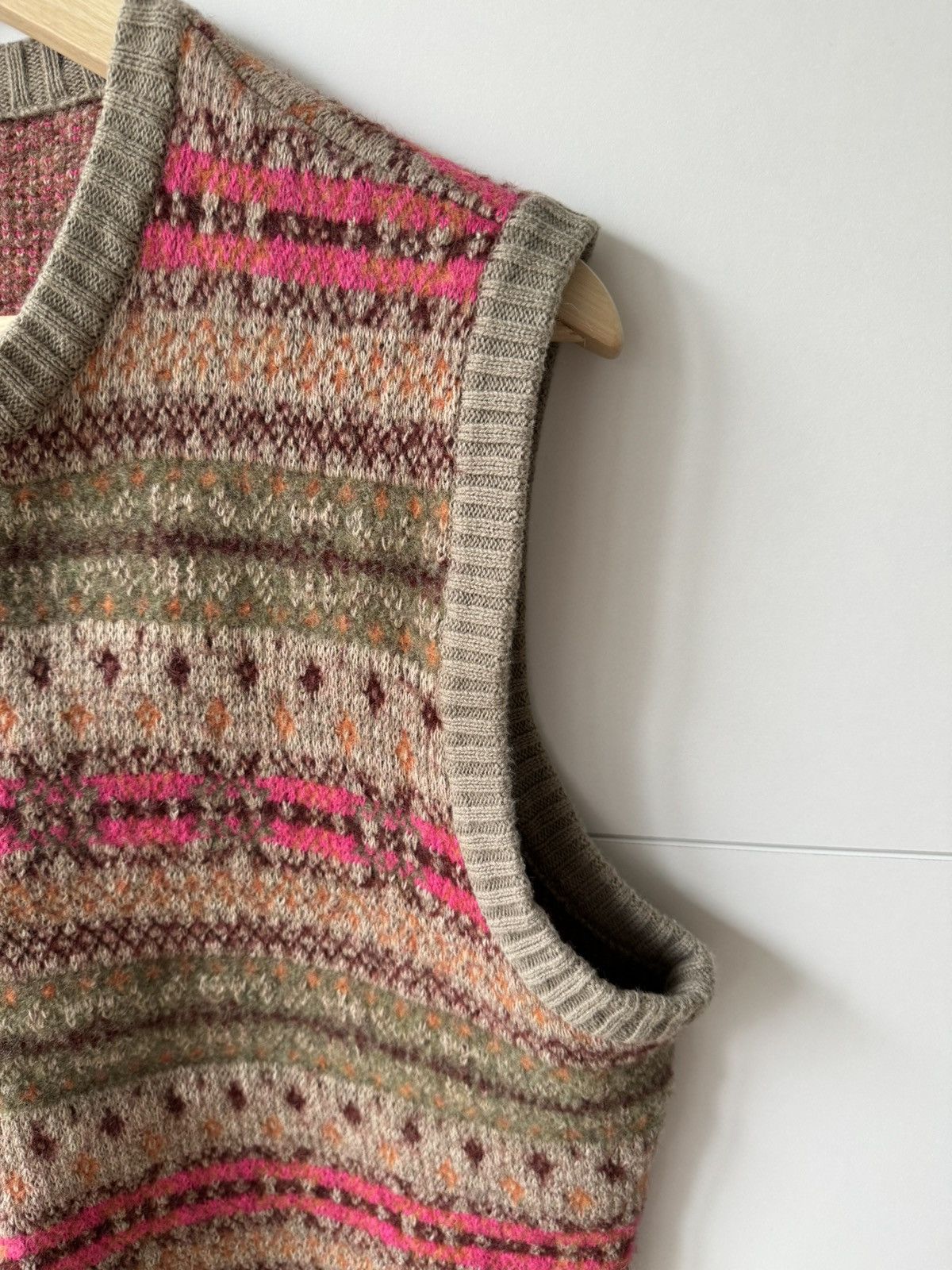 Kapital 7G wool Fair Isle Bone vest Size US L / EU 52-54 / 3 - 5 Thumbnail