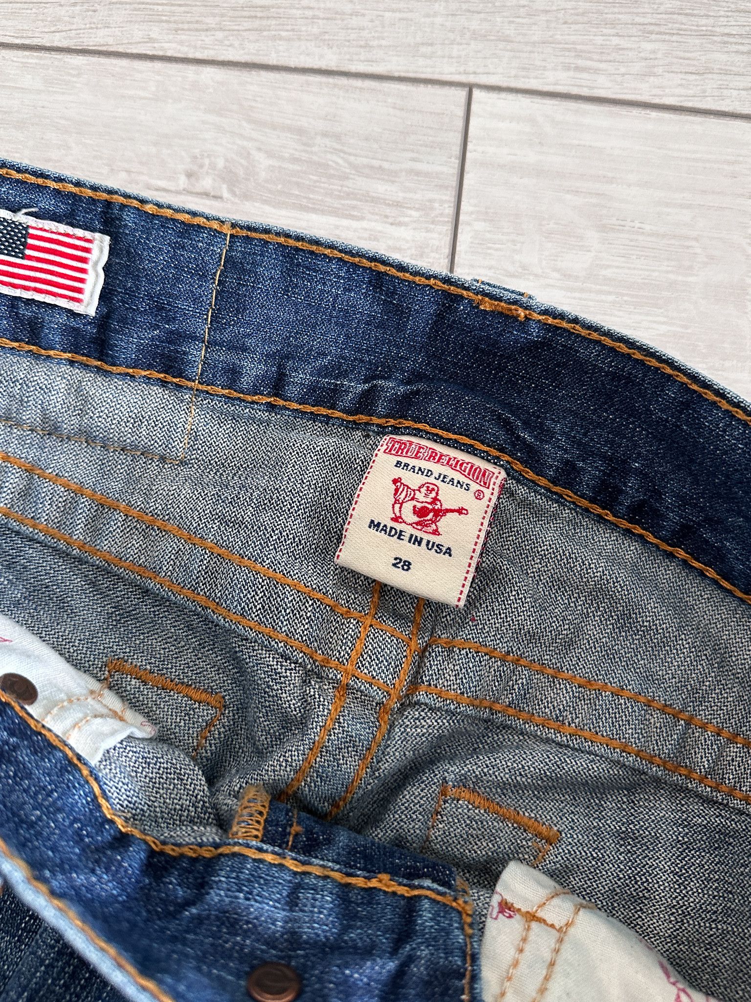 True Religion True Religion Blue Denim Pants Jeans Size 30" / US 8 / IT 44 - 14 Thumbnail