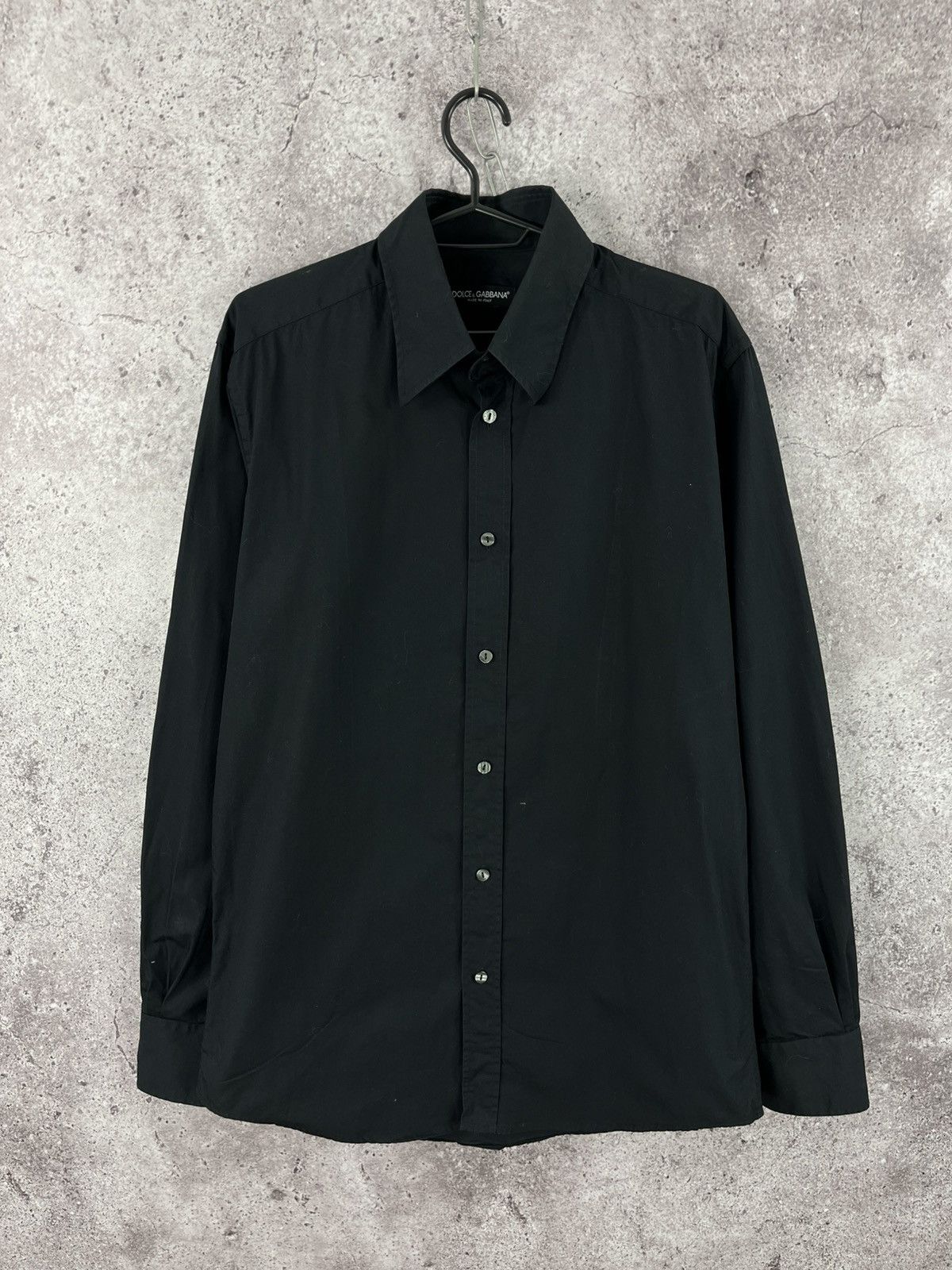 Dolce & Gabbana Dolce & Gabbana Vintage Long Sleeve Classic Buttons Shirt Size US L / EU 52-54 / 3 - 1 Thumbnail