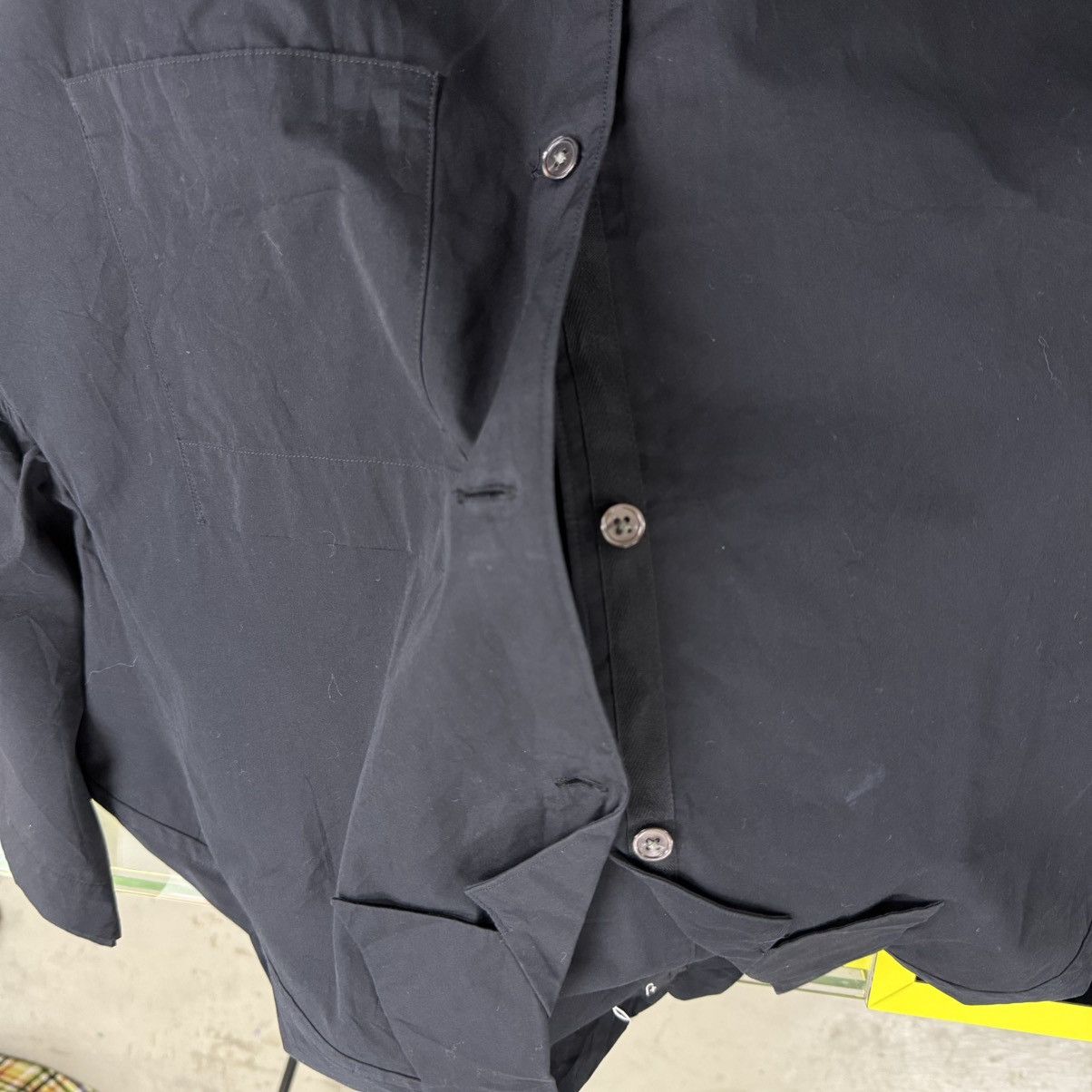 Jil Sander Jil Sander Black Button Up Short Sleeve Shirt Size US L / EU 52-54 / 3 - 7 Thumbnail
