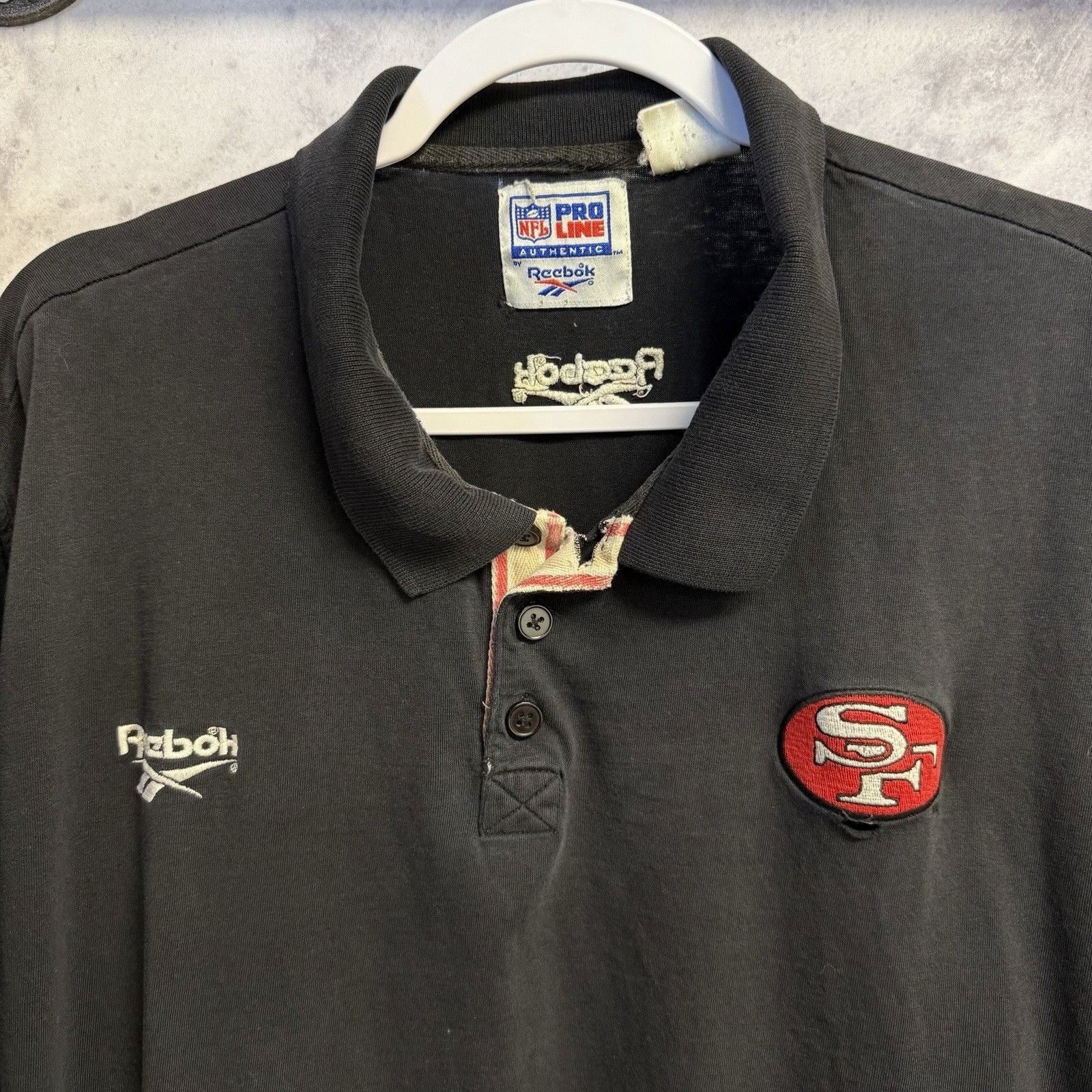 Pro Line Vintage San Francisco 49ers Reebok Pro Line Polo Shirt Size US XXL / EU 58 / 5 - 1 Thumbnail