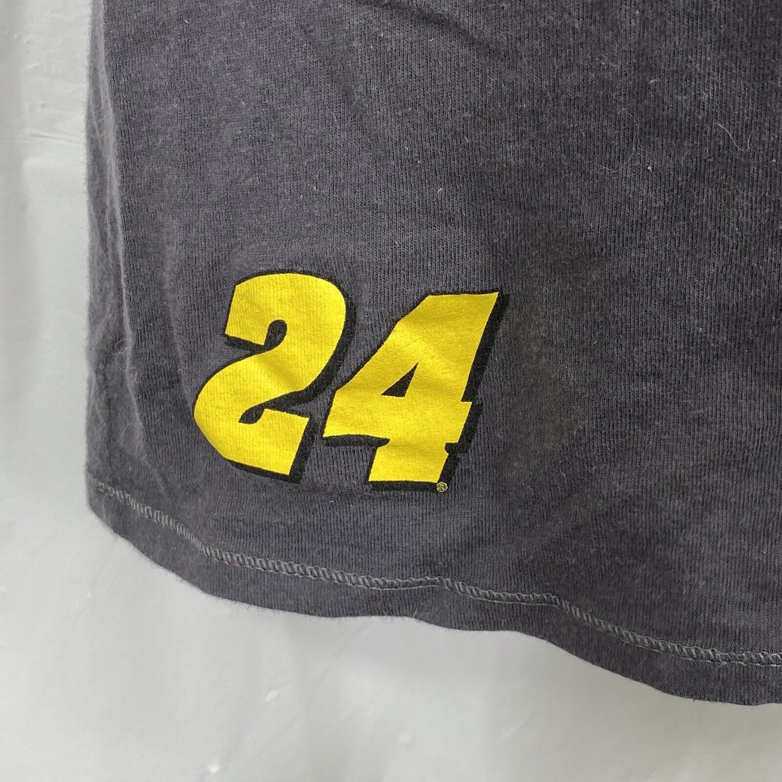 NASCAR Jeff Gordon #24 NASCAR XL Graphic T-Shirt Gray Racing Tee Size US XL / EU 56 / 4 - 4 Thumbnail