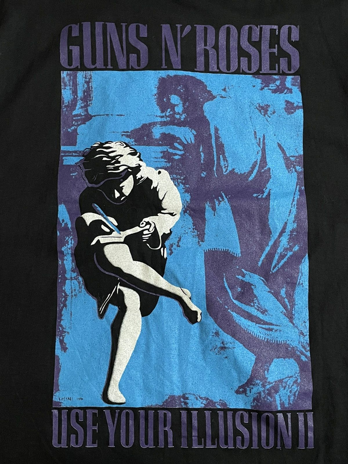 Band Tees × Guns N' Roses Vintage Guns N Roses Tour 1992 single stitch Size US L / EU 52-54 / 3 - 9 Thumbnail
