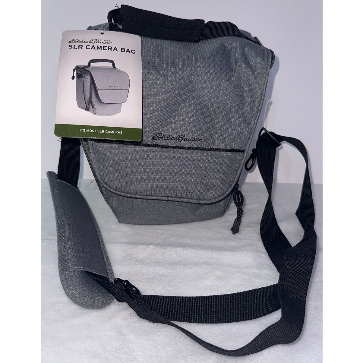 Eddie Bauer Eddie Bauer Gray and Black SLR Camera Bag New With Tags Size ONE SIZE - 1 Thumbnail
