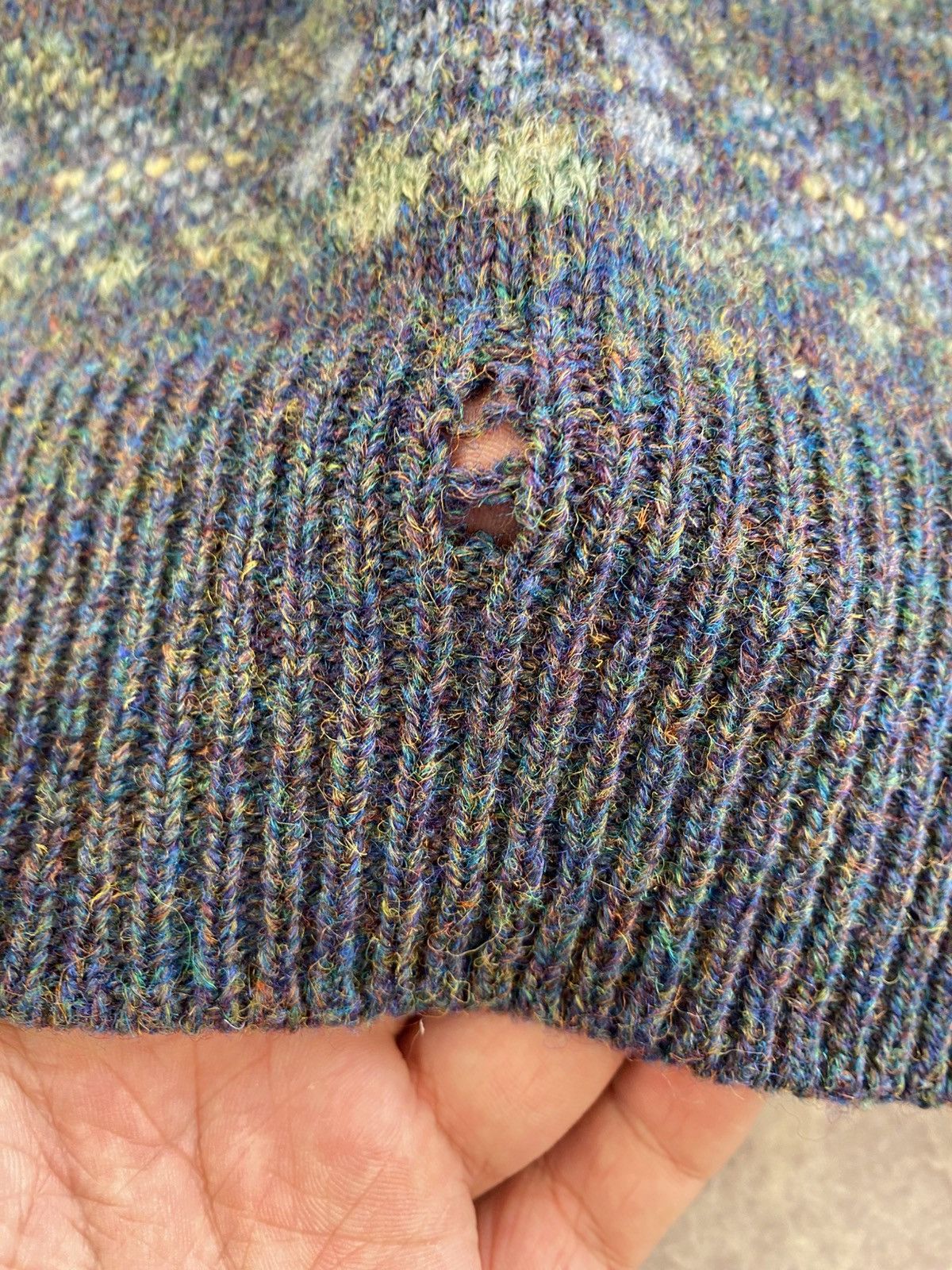 L.L. Bean L.L.Bean Fair Isle Shetland 100% Wool Sweater Size: L Size US L / EU 52-54 / 3 - 4 Thumbnail