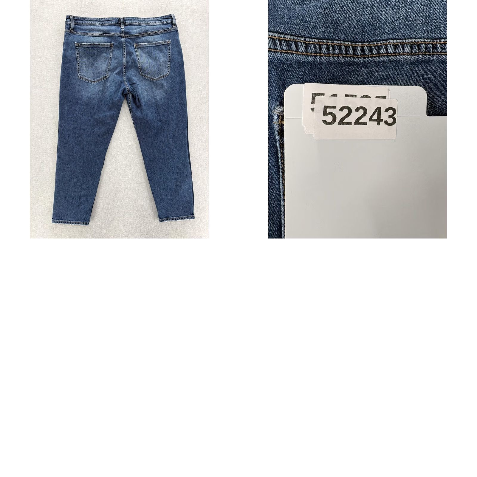 Silver Jeans Co. VINTAGE Silver Jeans Womens Jeans Skinny Slim 20 Blue Medium Wash Stretch Denim Size 42" / US 20 - 9 Thumbnail
