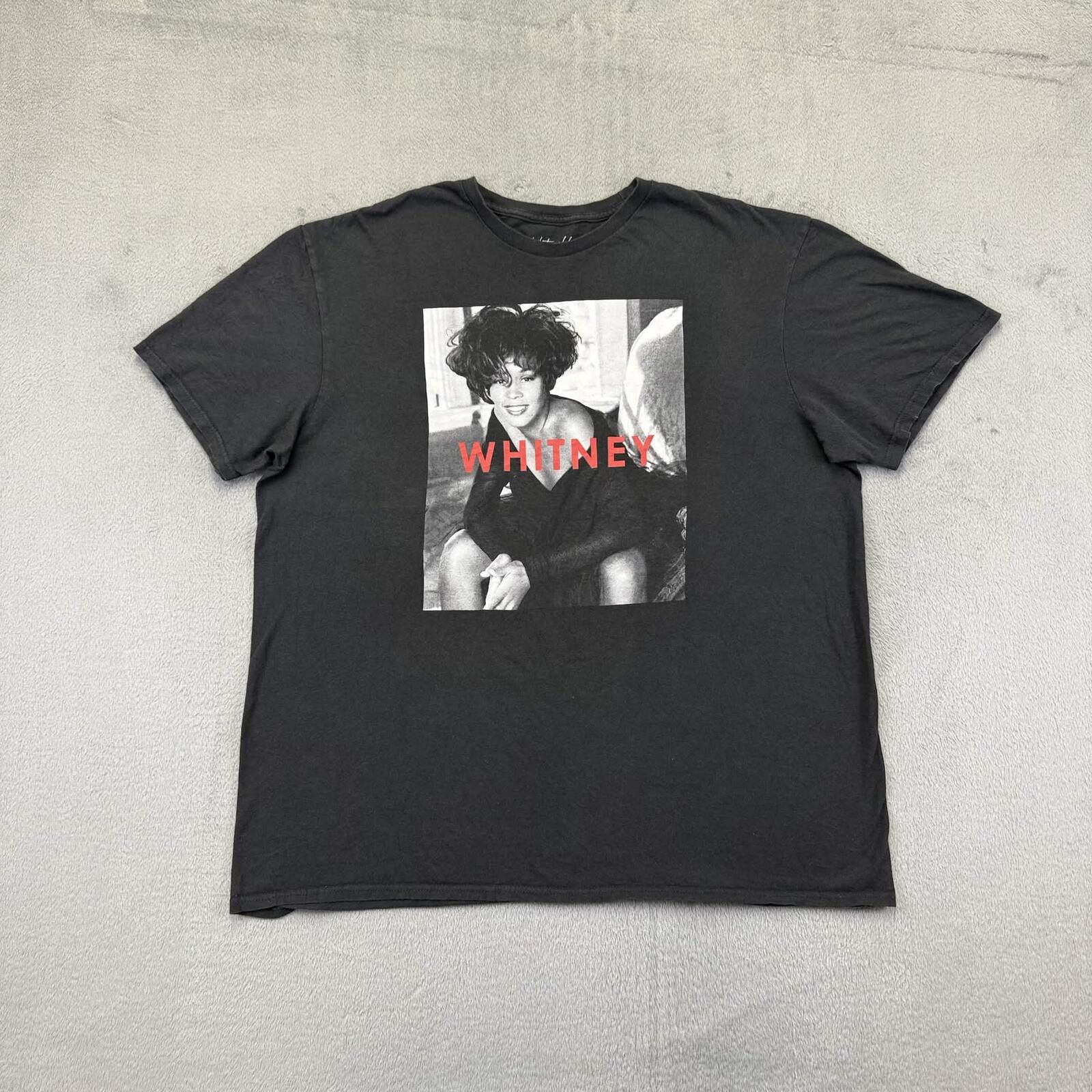 Other Whitney Houston Graphic T-Shirt Men's XL Black Short Sleeve Size ONE SIZE - 1 Thumbnail