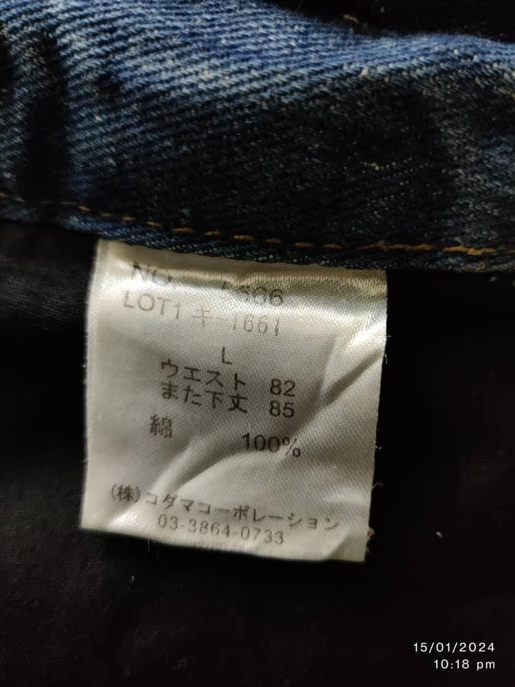 Japanese Brand ROOTS THREE JEANS DISTRESSED AVANT GARDE Size US 35 - 8 Thumbnail