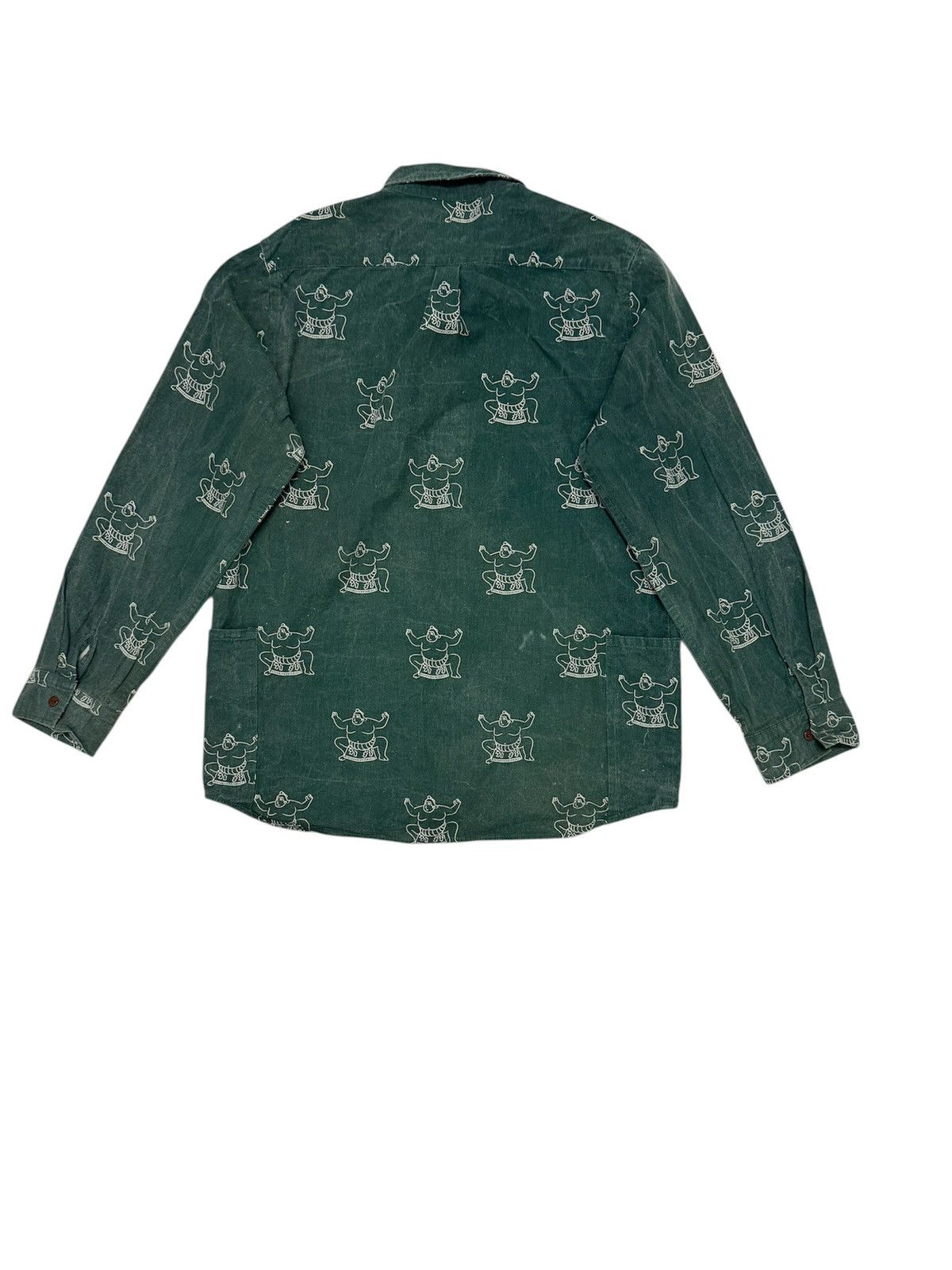 Japanese Brand × go slow caravan Go Slow Caravan Sumo Warrior Over Print Bottom Pocket Style Size US M / EU 48-50 / 2 - 5 Thumbnail