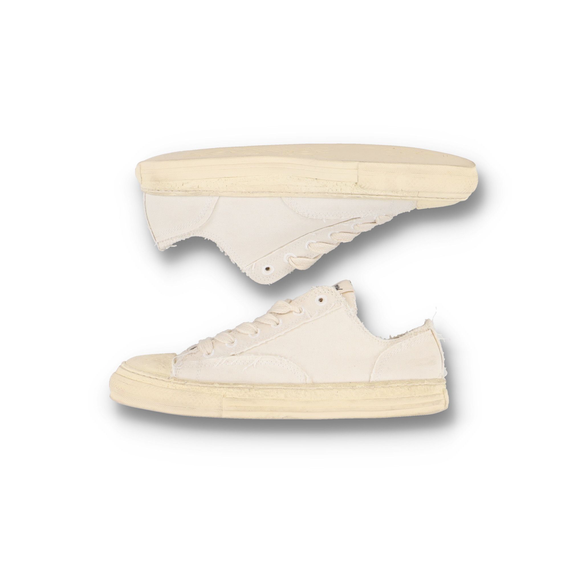 Maison MIHARA YASUHIRO MMY White General Scale Past Sole Trainers Size US 9 / EU 42 - 8 Thumbnail
