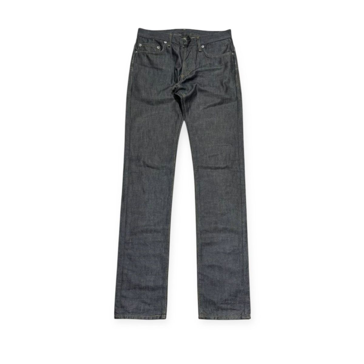 Dior AW07 Dior Homme “Navigate” Wax Coated Denim Size US 28 / EU 44 - 2 Thumbnail
