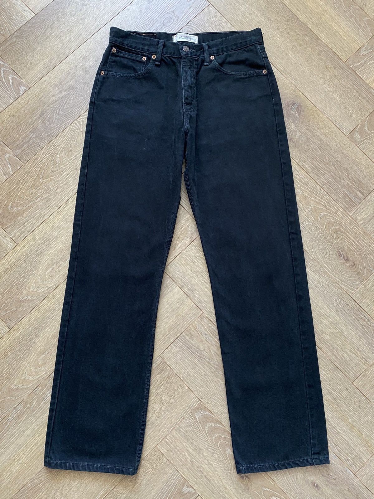 Levi's × Vintage Levi’s Vintage Y2k Black Denim Jeans Trousers Pants Straight Size US 32 / EU 48 - 2 Thumbnail