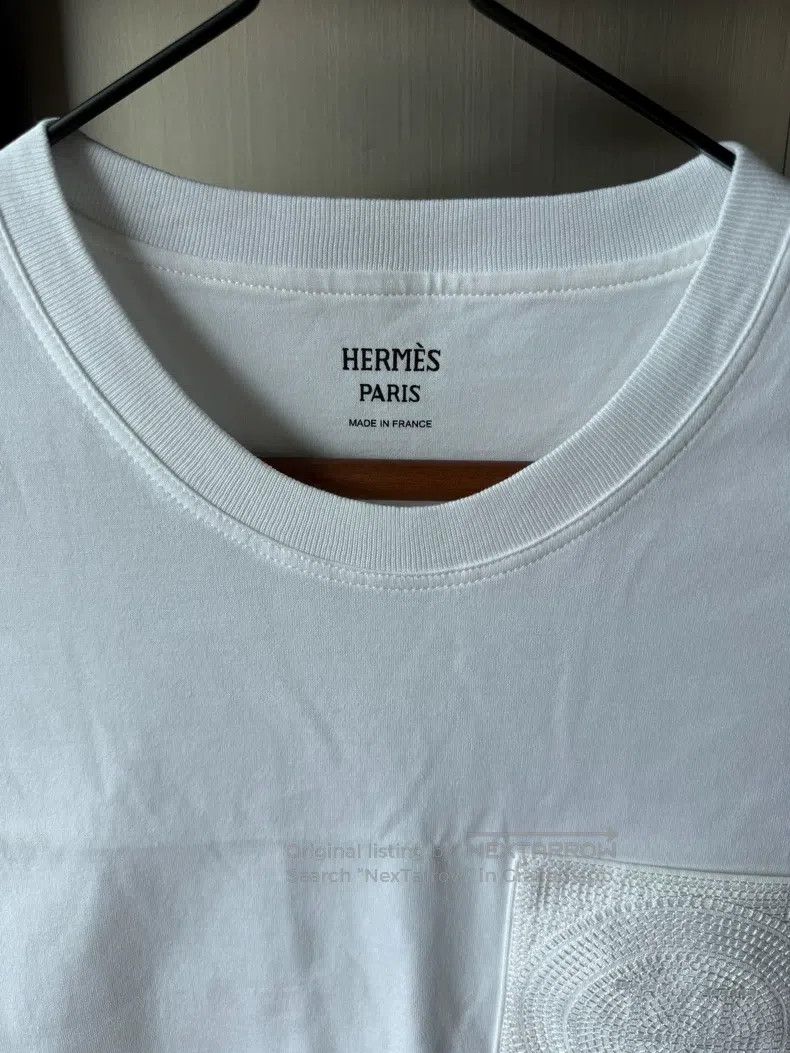 Hermes Hermes Women's white cotton dress with integrated short sk Size XS / US 0-2 / IT 36-38 - 4 Thumbnail
