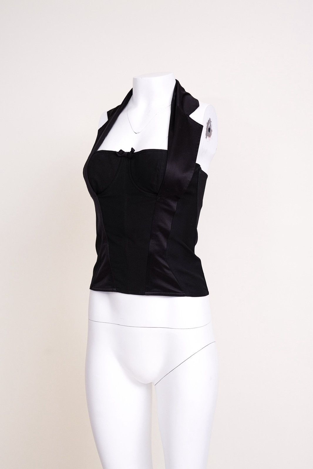 Dior Christian Dior Black 2005 Square Neckline Halter Top Size M / US 6-8 / IT 42-44 - 4 Thumbnail