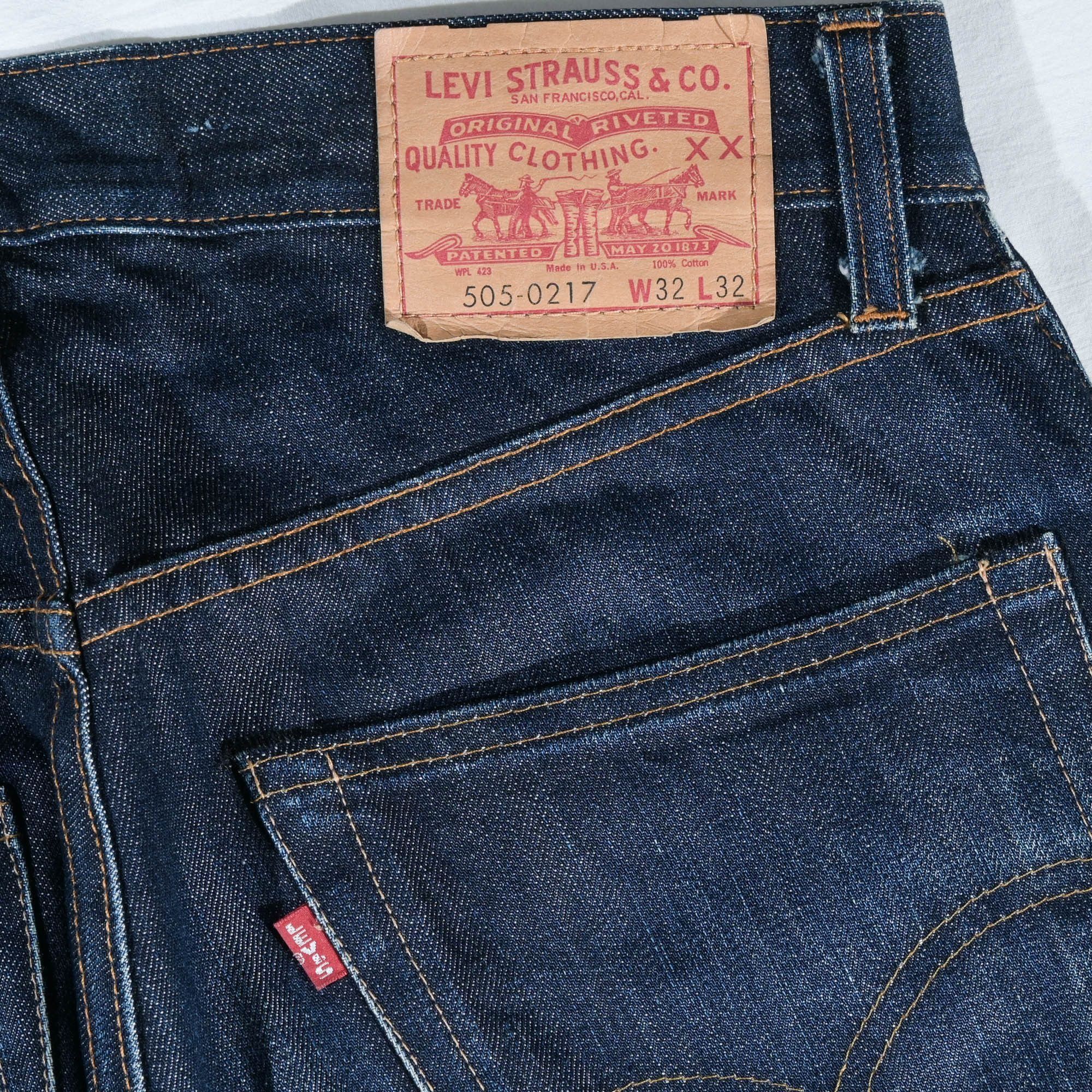Levi's Vintage Clothing LVC 1967 Levis 505-0217 Jeans 32x32 Size US 32 / EU 48 - 3 Thumbnail