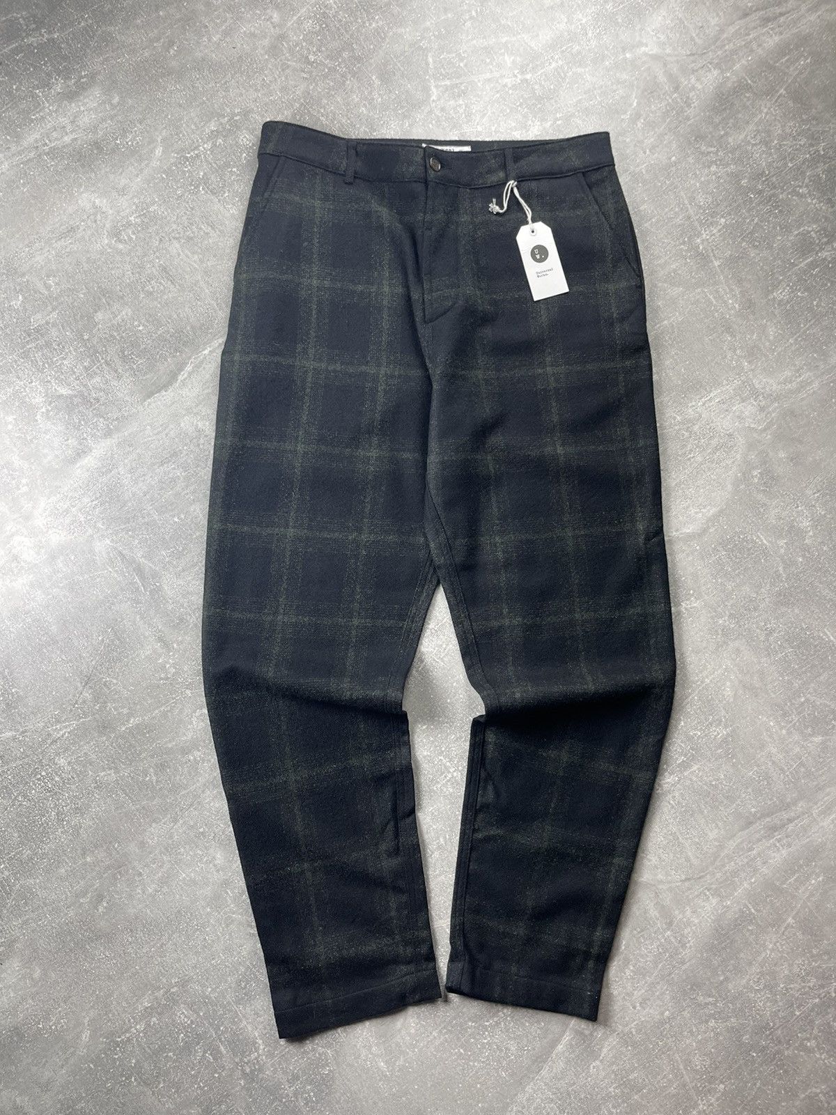 Universal Works Universal Works Military Chino Merino Check Olive Dark Size US 34 / EU 50 - 2 Thumbnail