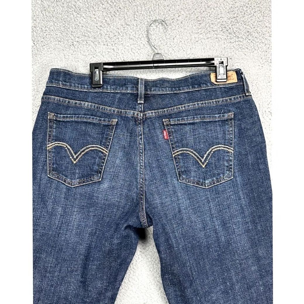 Levi's Levi's 515 Jeans Womens 12M Bootcut Denim Straight Red Tab Blue 32in 34in Inseam Rise High Size 34" / US 12 / IT 48 - 4 Thumbnail