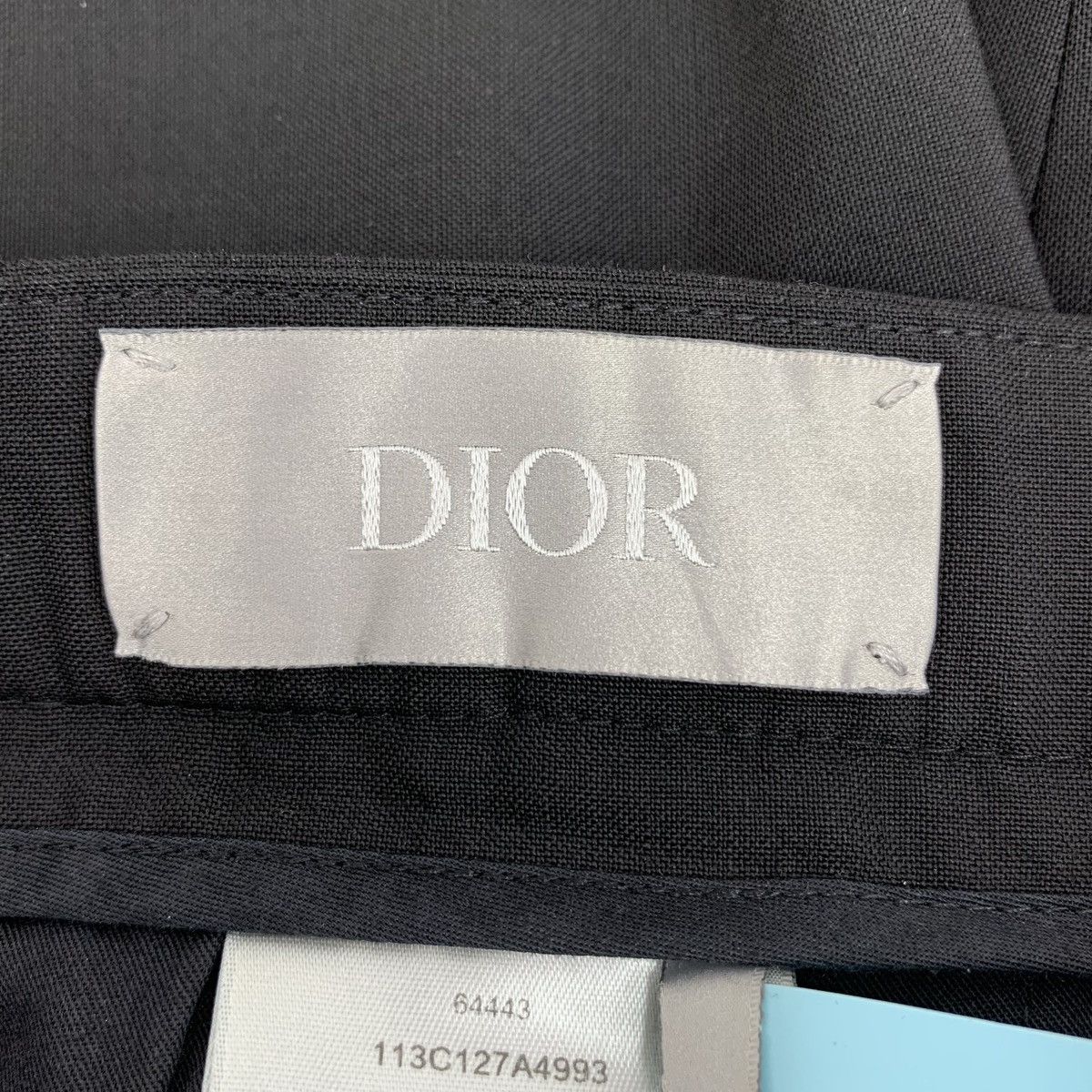 Dior Dior Black Wool Casual Pants K26WX Size US 28 / EU 44 - 6 Thumbnail