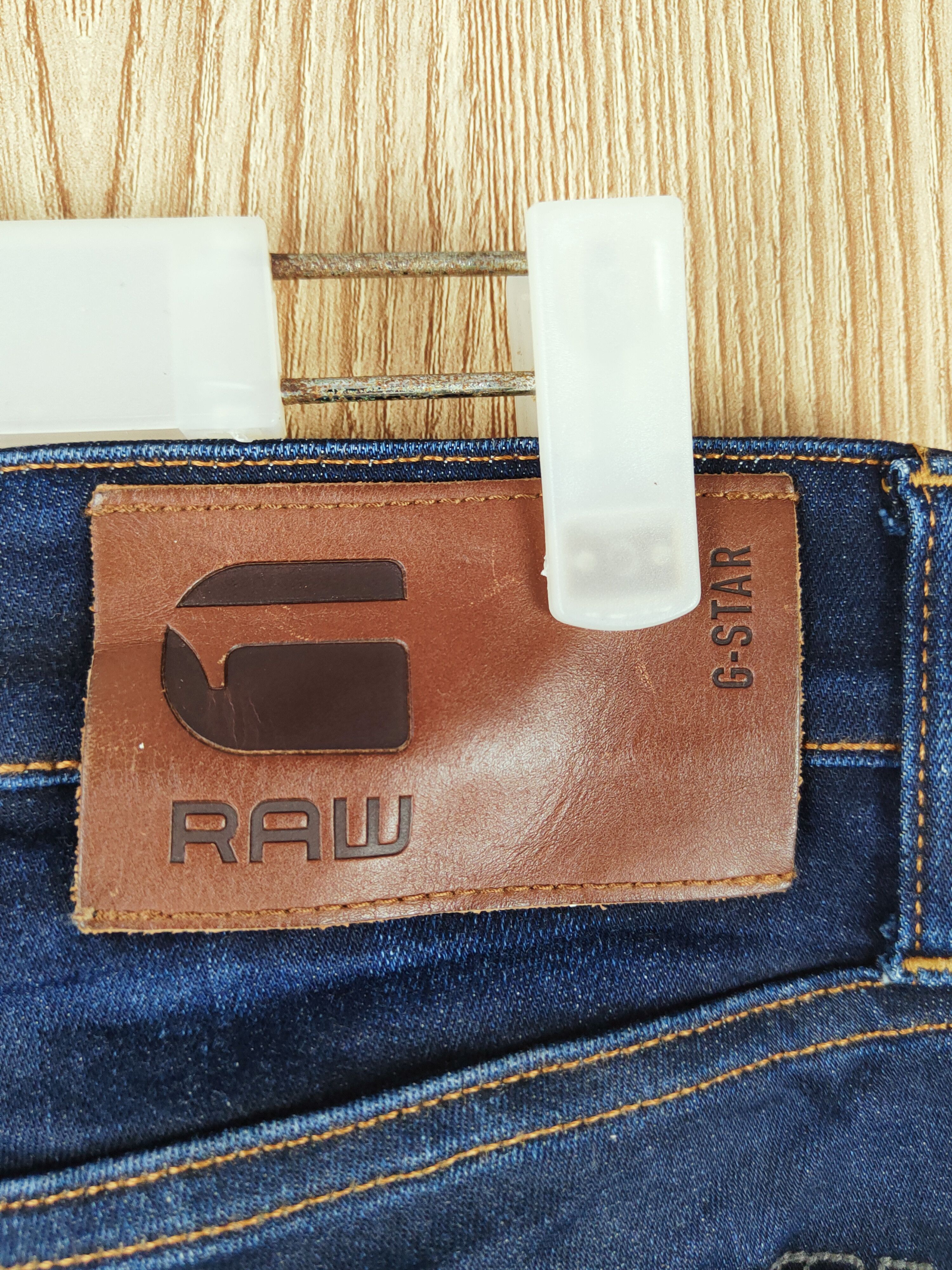 G-Star G-Star Raw Dark Blue Distressed Ripped Jeans #S2705 Size US 30 / EU 46 - 11 Thumbnail