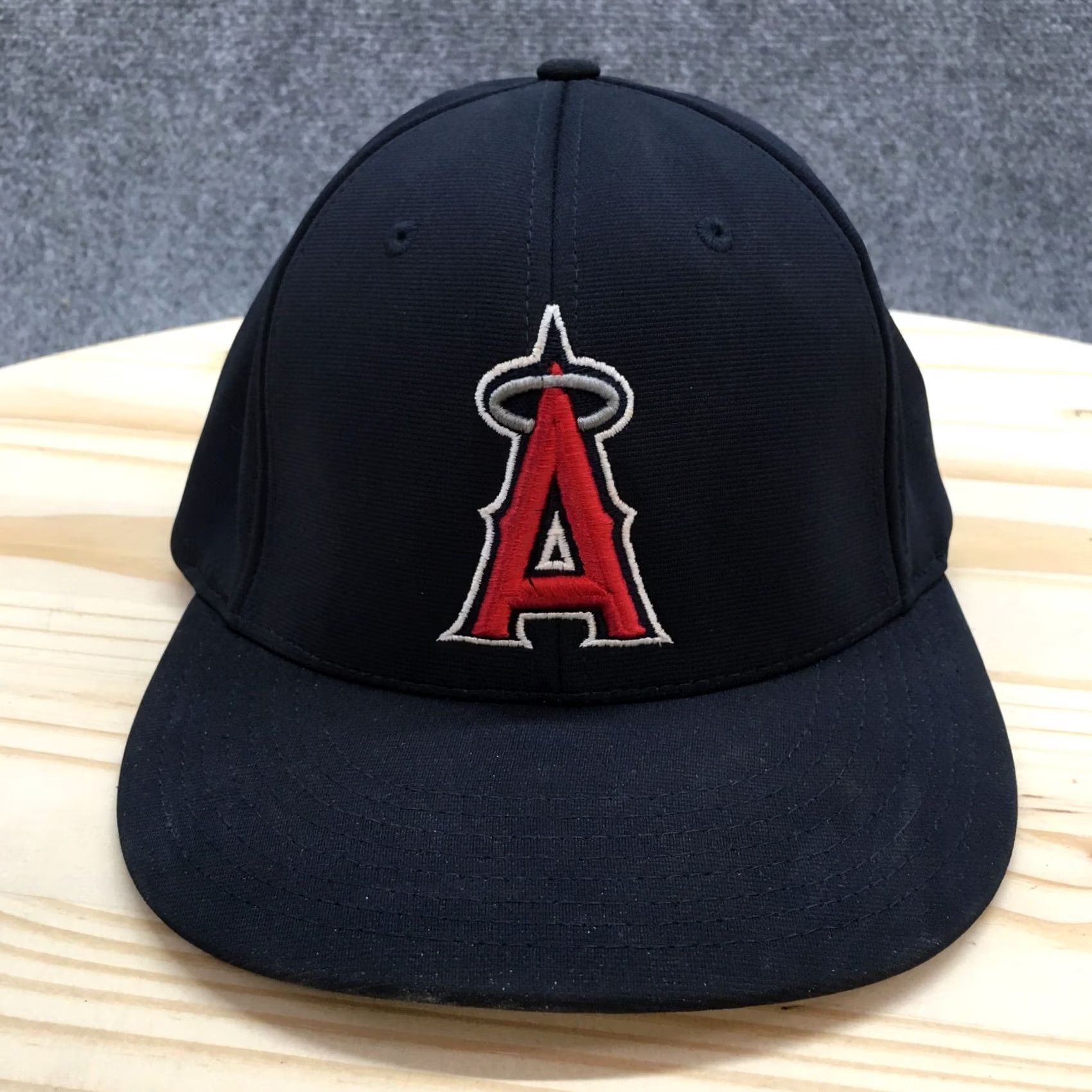 Vintage LA Angels Baseball Cap Hat Mens Blue S-M Fitted Embroidered Logo Richardson Size ONE SIZE - 2 Thumbnail
