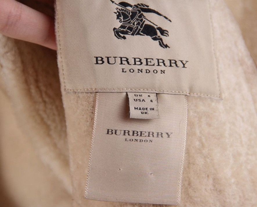 Burberry Burberry Brown Leather Sheepskin Shearling Coat Biker Jacket Size XS / US 0-2 / IT 36-38 - 7 Thumbnail