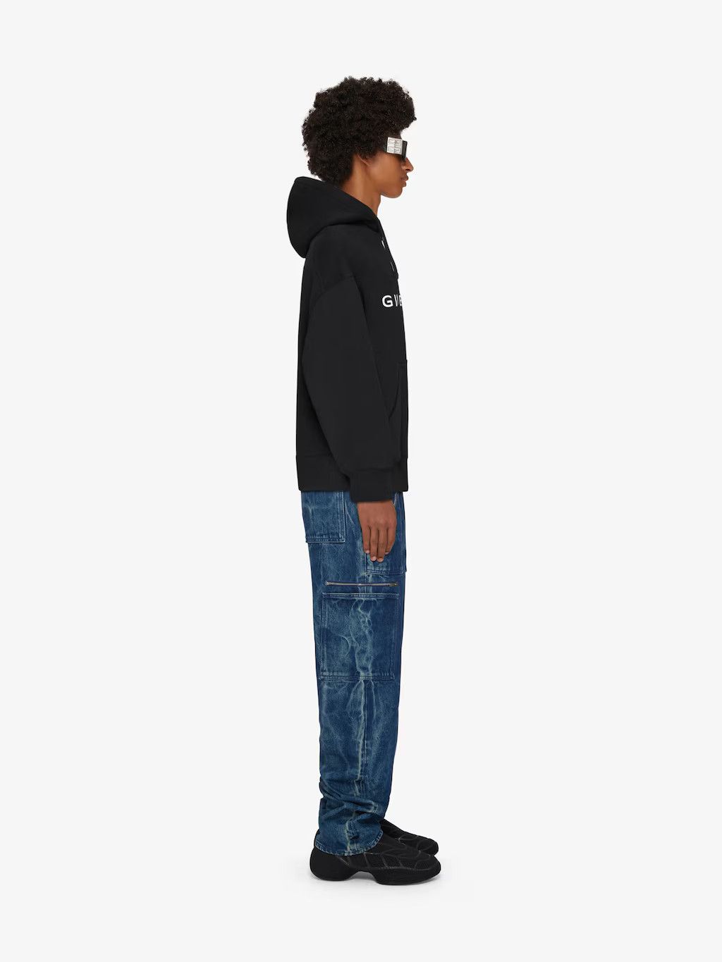 Givenchy o1w1db10326 Slim Fit Hoodie in Black Size US XL / EU 56 / 4 - 3 Thumbnail