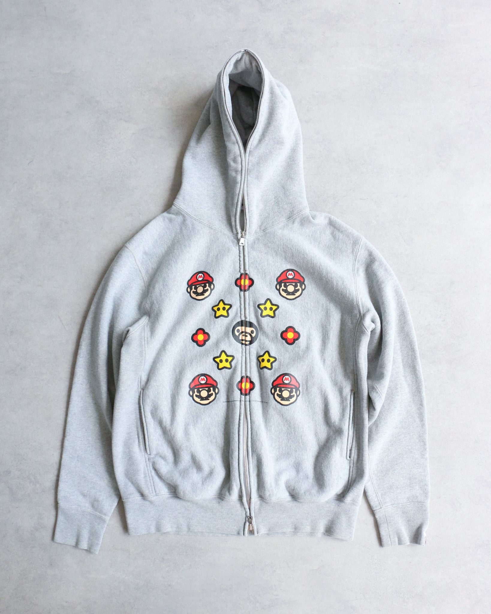 Bape Bape Baby Milo Logo ZIP Up Hoodie (DOUBLE SIDED) | Grailed