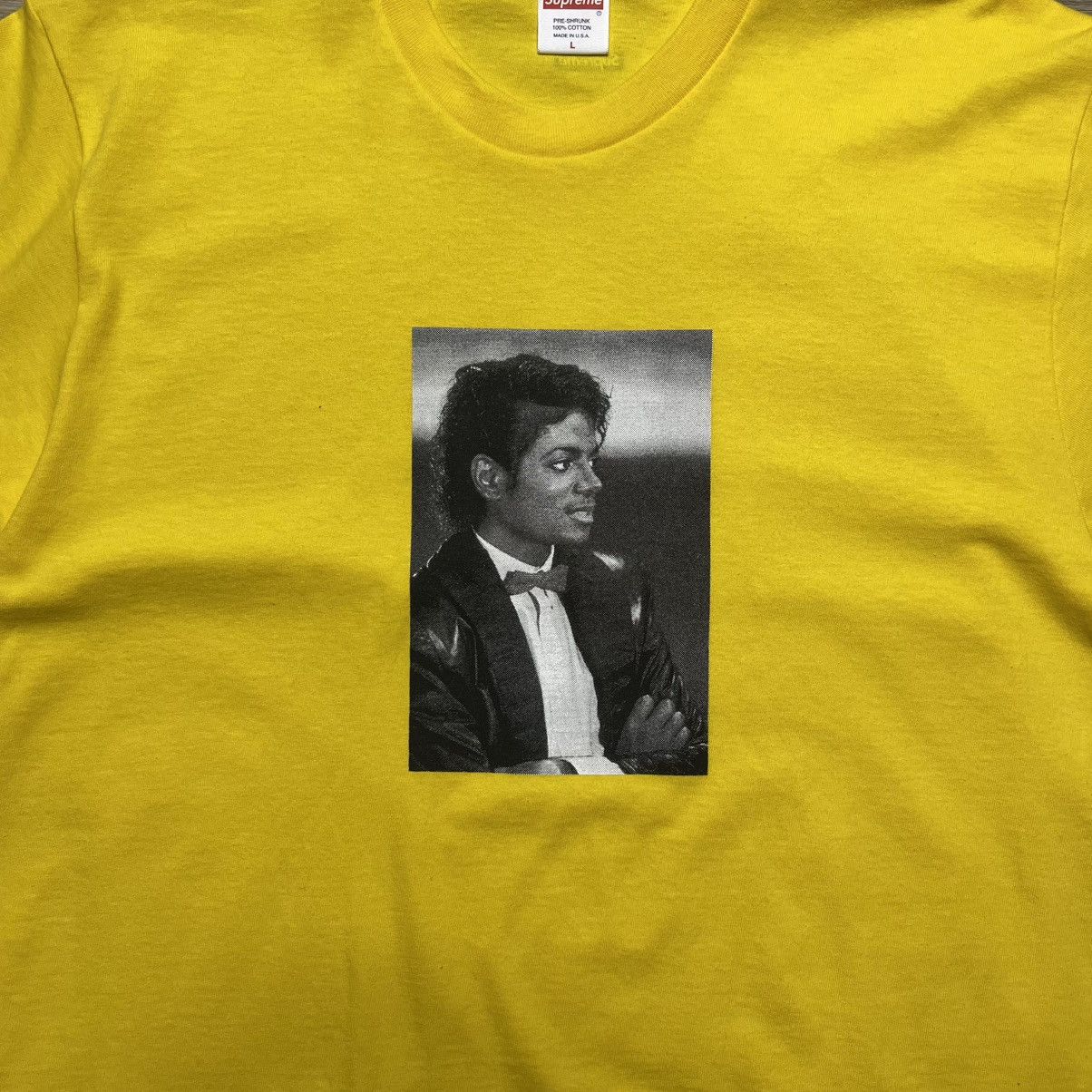 Supreme Supreme Michael Jackson Tee Yellow Size US L / EU 52-54 / 3 - 4 Thumbnail