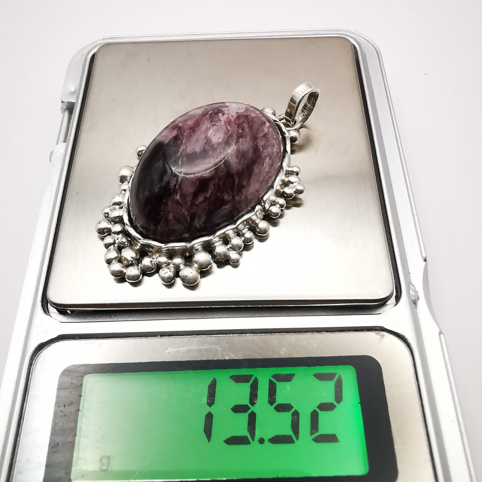 Sterling Silver Vintage jewelry Pendant 925 Sterling Silver, Charoet Size ONE SIZE - 3 Thumbnail