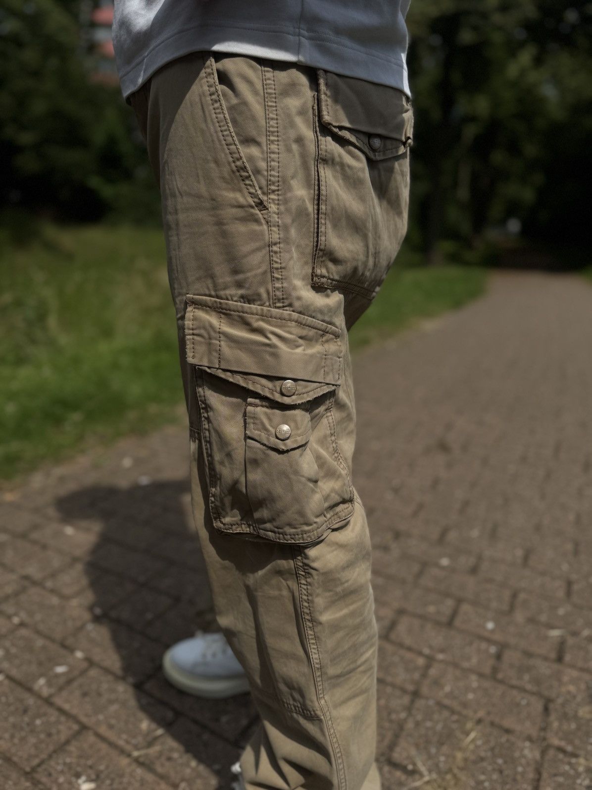 Diesel Diesel Cargo Pants Vintage Avantgarde Size US 33 - 3 Thumbnail