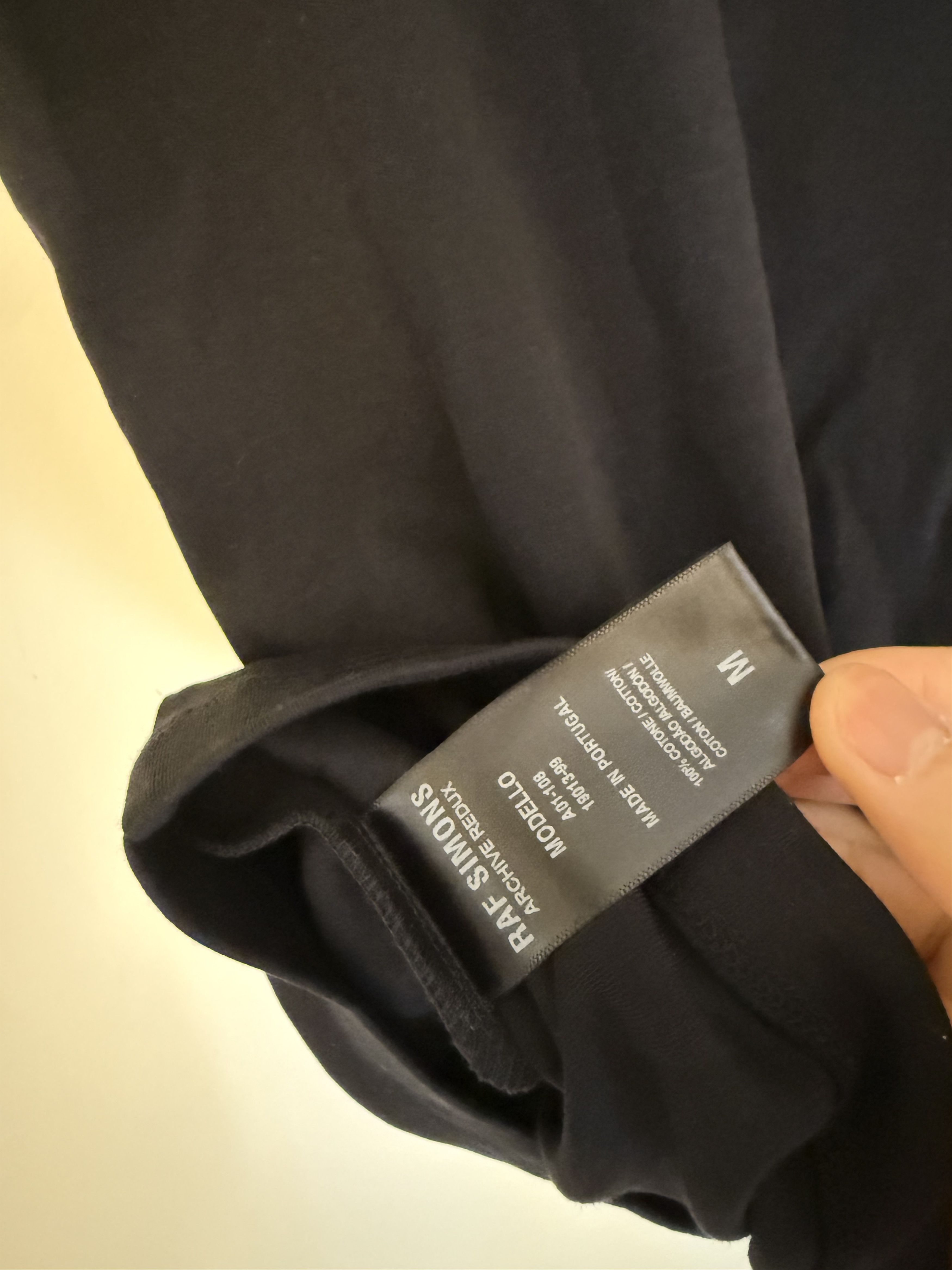 Raf Simons × Sterling Ruby Raf Archive Redux sterling ruby T-Shirt (Black) Size US M / EU 48-50 / 2 - 4 Thumbnail
