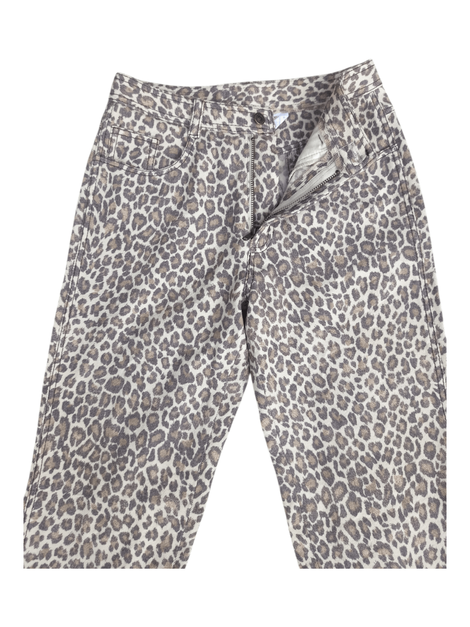 Japanese Brand GK Leopard Design Lace Up Flare Pants Size 24" / US 00 / IT 34 - 8 Thumbnail