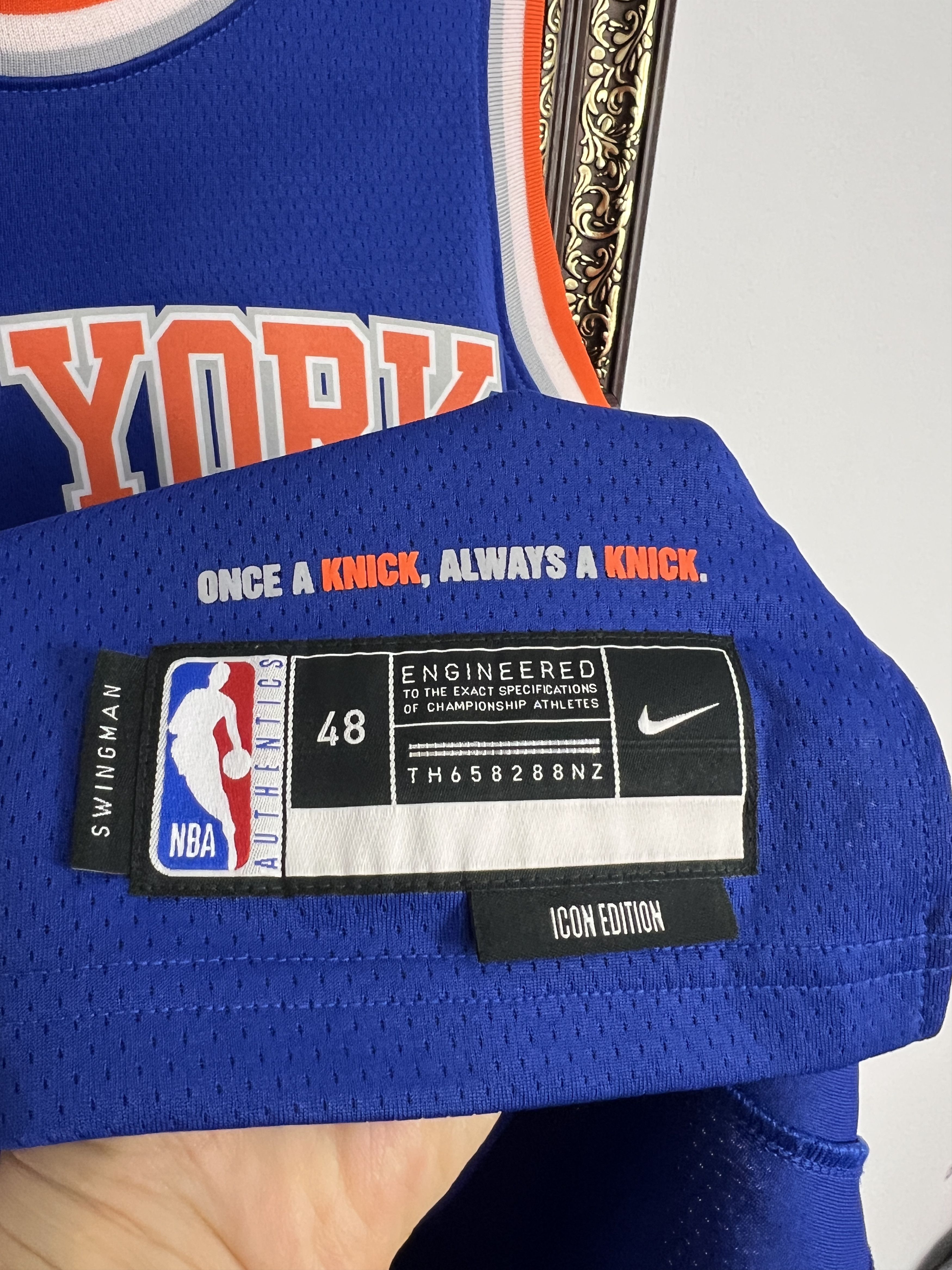 Nike Nike New York Knicks #30 Randle Jersey NBA Trikot Shirt Rare Size US L / EU 52-54 / 3 - 4 Thumbnail