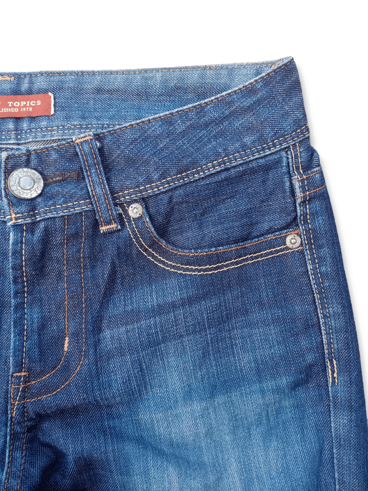 Japanese Brand Vintage Japanese Brand Blue Wash Distressed Flare Jeans Size US 28 / EU 44 - 5 Thumbnail