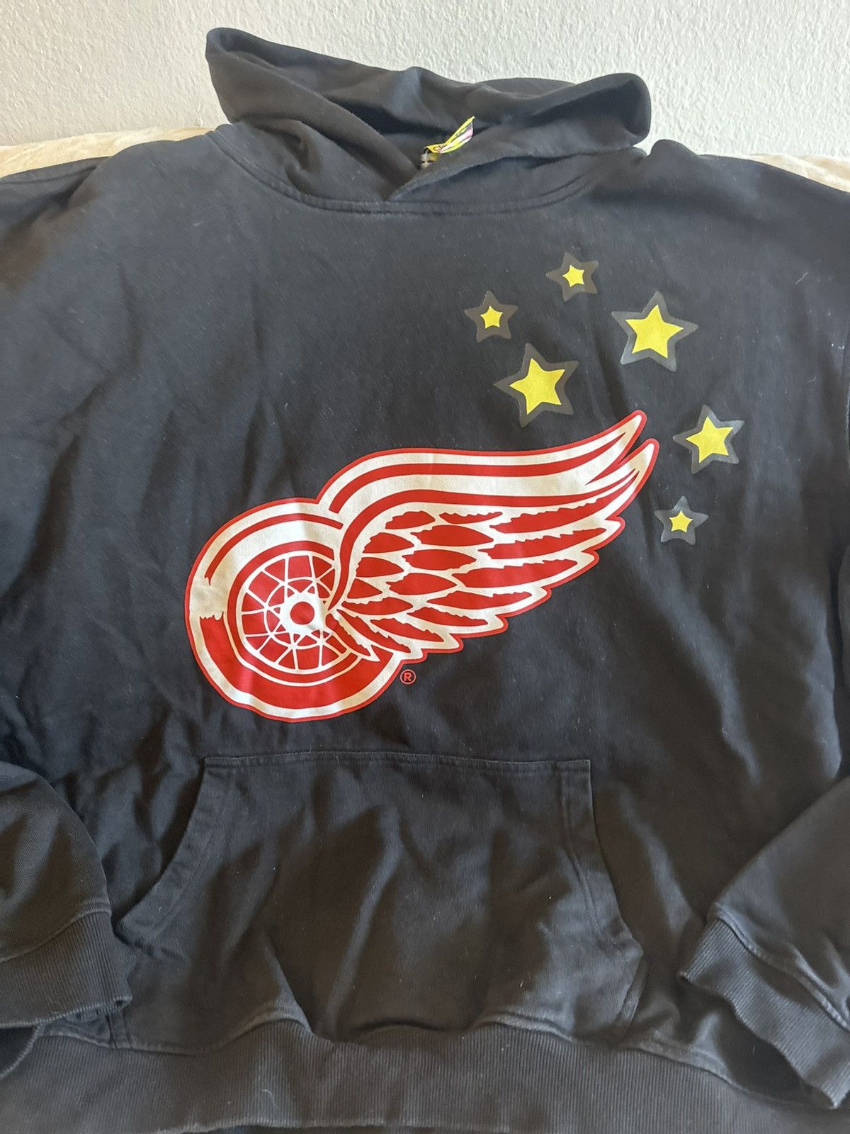 NHL NHL Detroit Red Wings Dishin Black Logo LCA Exclusive Hoodie Size US XL / EU 56 / 4 - 6 Thumbnail
