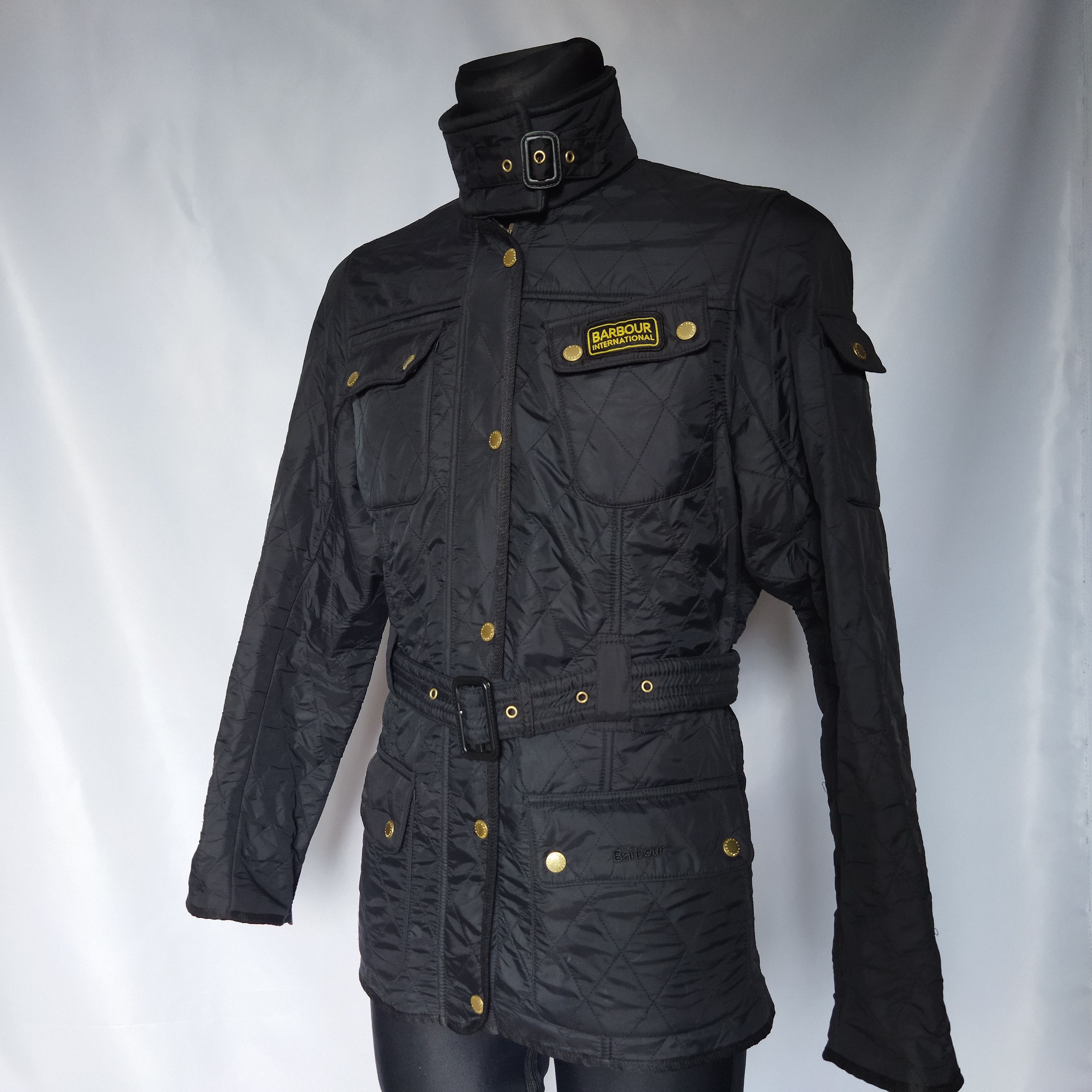 Barbour × Vintage Women’s Quilted Bomber Jacket Barbour International Size 10 Size L / US 10 / IT 46 - 4 Thumbnail